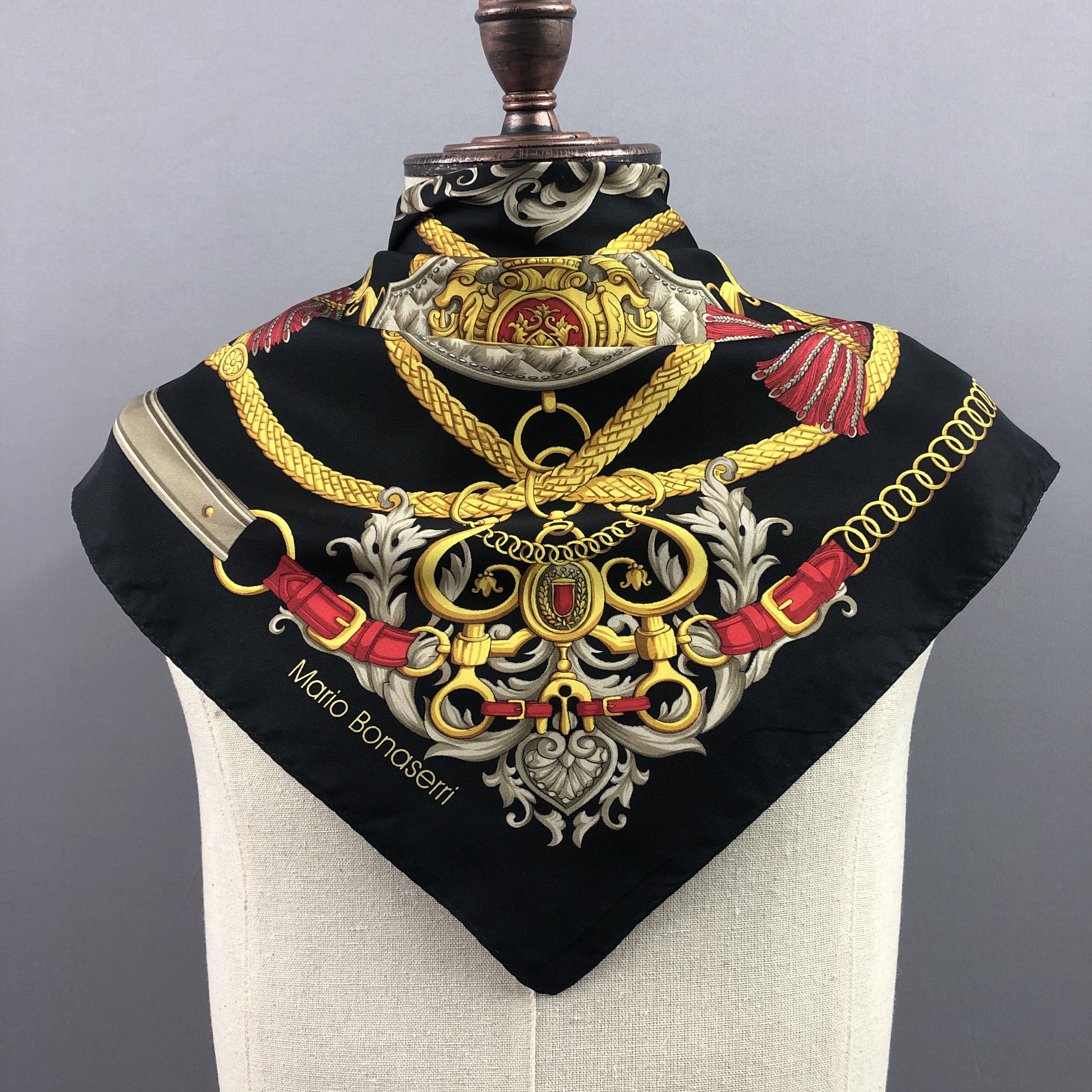Designer × Vintage Vintage Estee Lauder SILK Scarf Twill Stole Wraps Scarves Size ONE SIZE - 17 Thumbnail