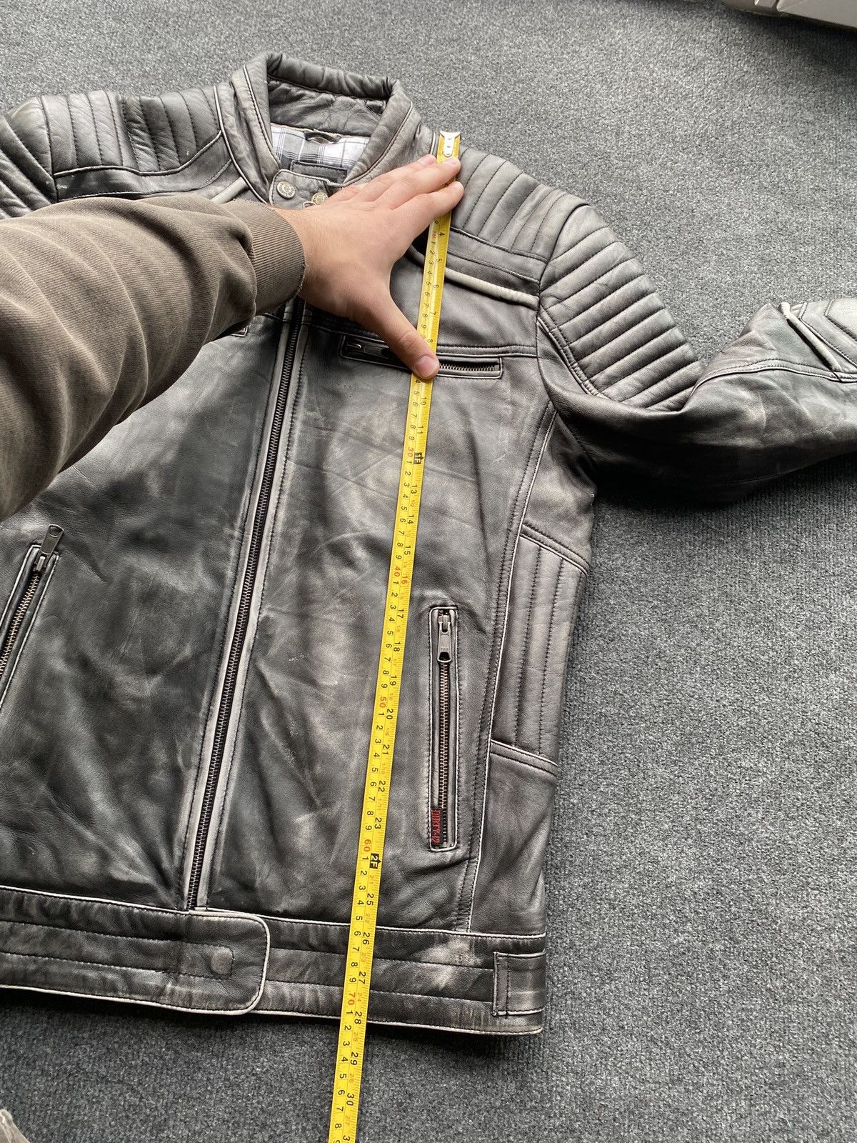 Japanese Brand 🔥Dirty 12 Opium Punk leather jacket racing moto mens m Size US M / EU 48-50 / 2 - 7 Thumbnail