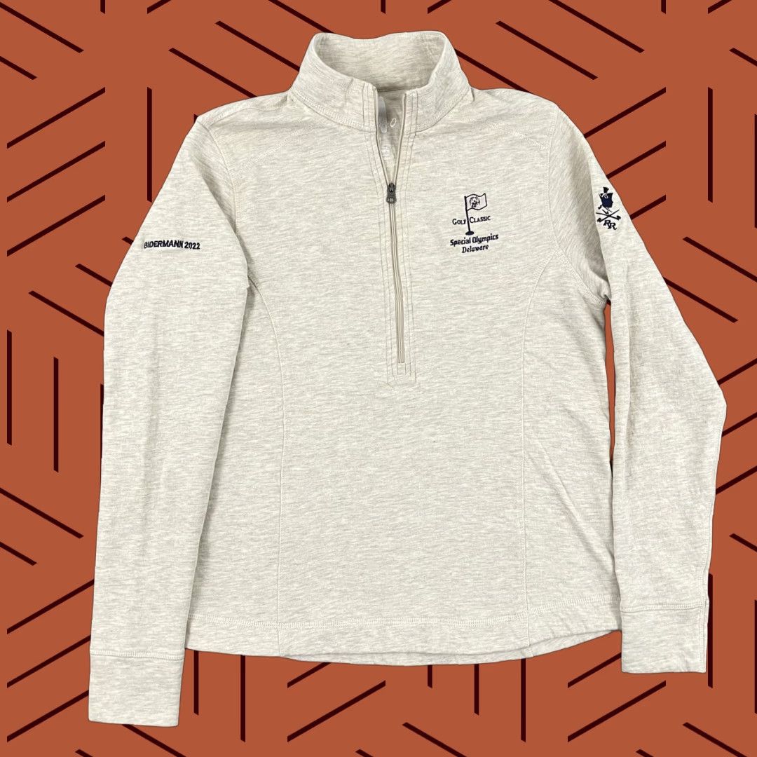 johnnie-O Johnnie-O Kennedy Pullover Women Medium Brown Bidermann Special Olympics DE Golf Size M / US 6-8 / IT 42-44 - 1 Thumbnail