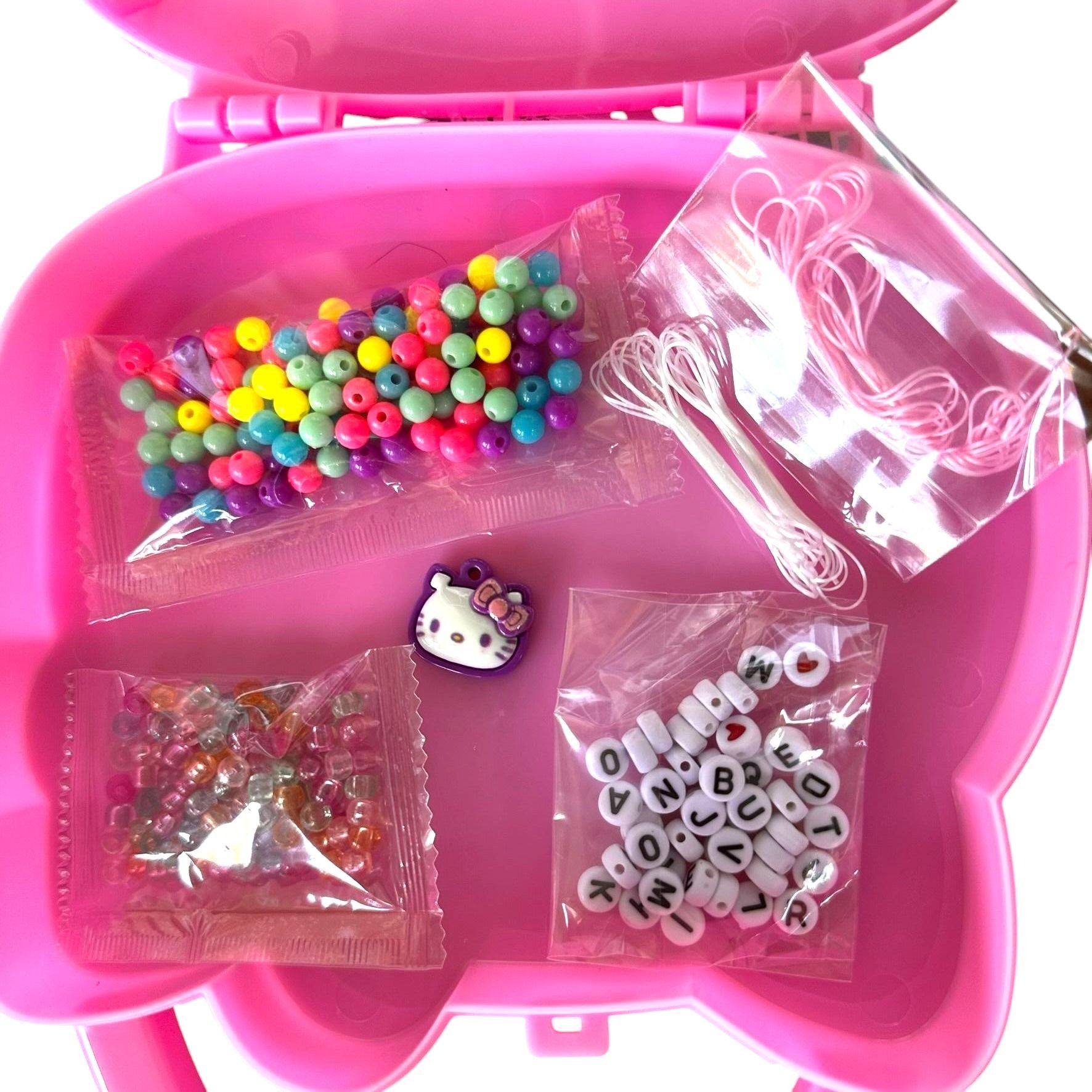 Japanese Brand New Sanrio Hello Kitty Pink Jewelry Case With Acessories Cra Size ONE SIZE - 3 Thumbnail