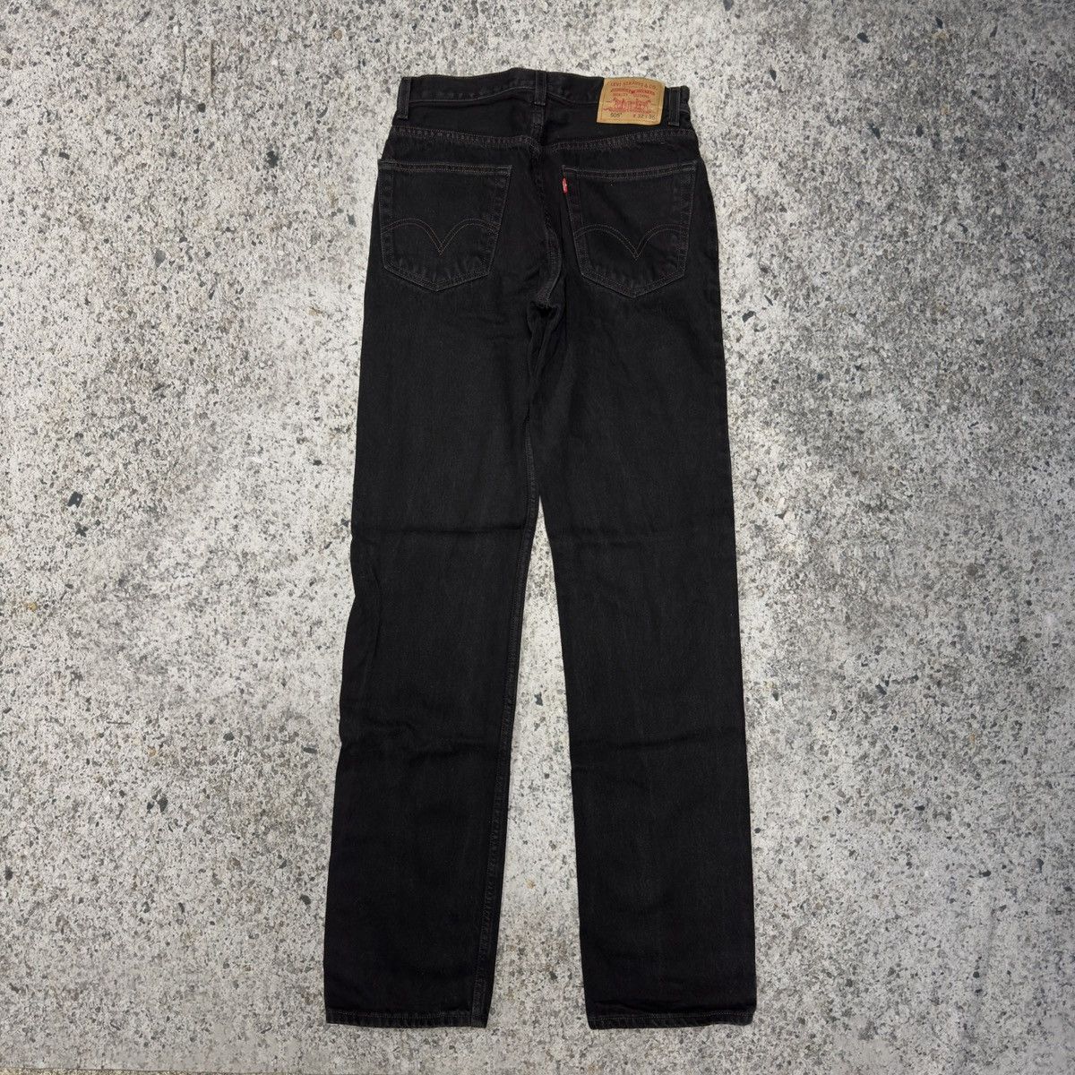 Levi's Vintage Levi’s 505 Black Straight Denim Jeans Size US 31 - 1 Thumbnail