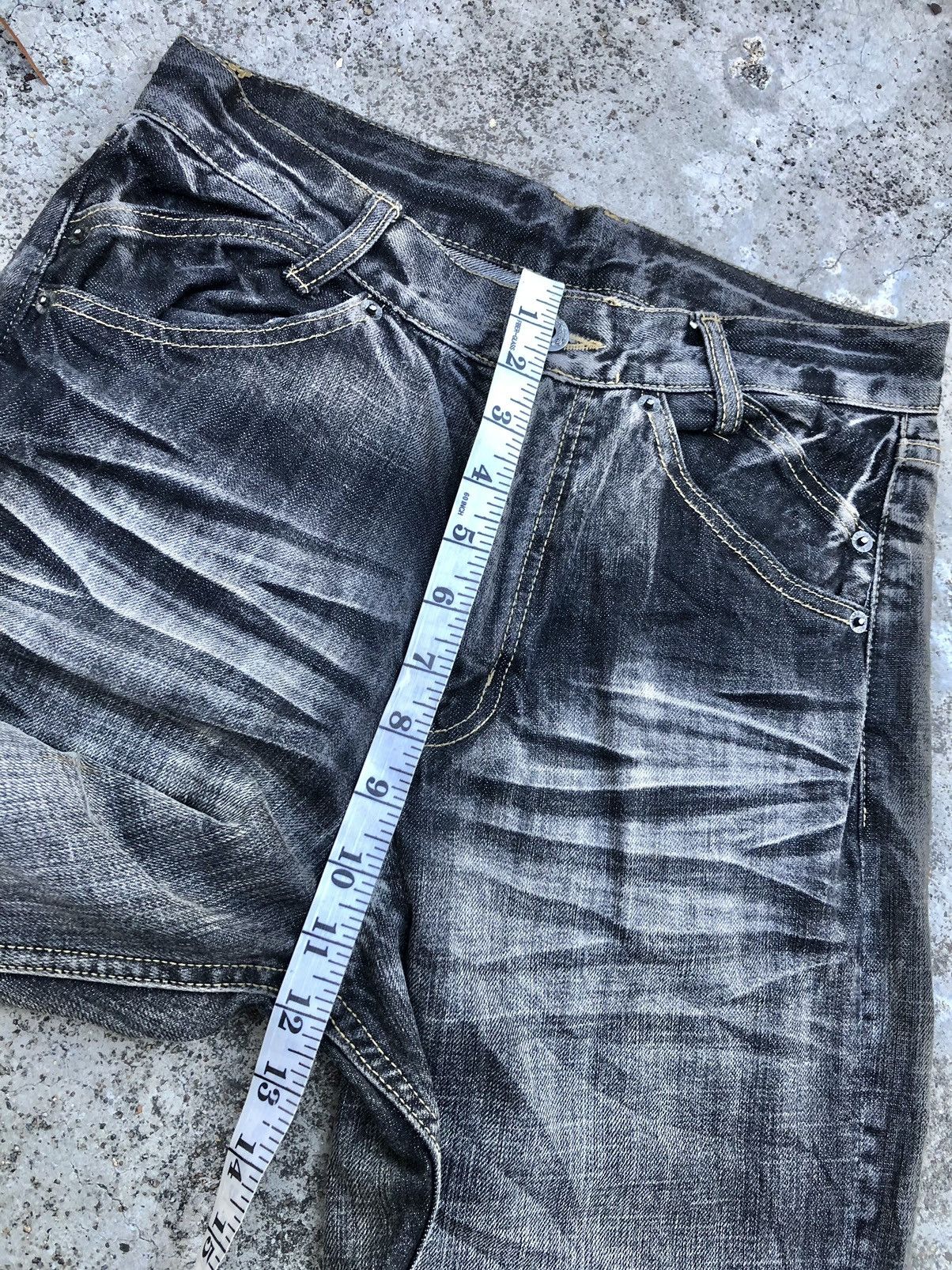 Japanese Brand WASHED BLACK FLARE DENIM Size US 28 / EU 44 - 7 Thumbnail