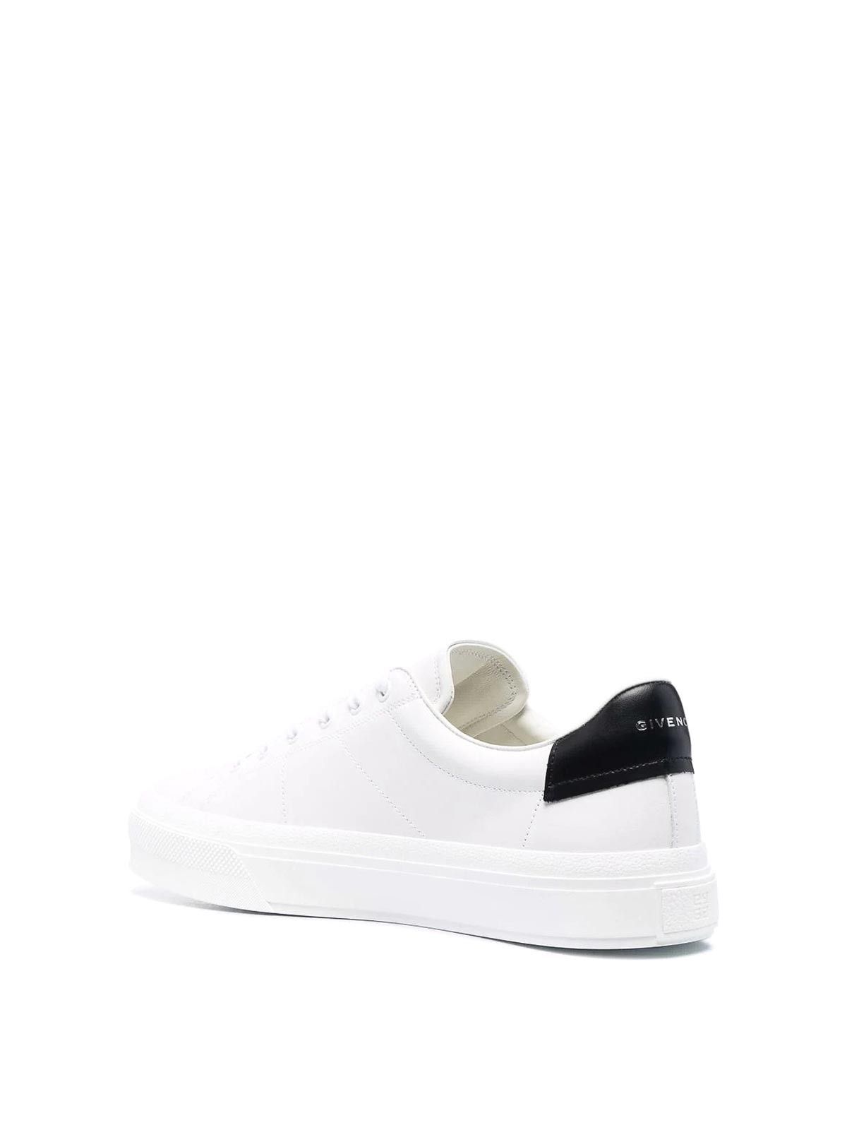 Givenchy o1w1db10925 City Sport Lace-Up Sneakers in White/Black Size US 6 / EU 39 - 3 Thumbnail