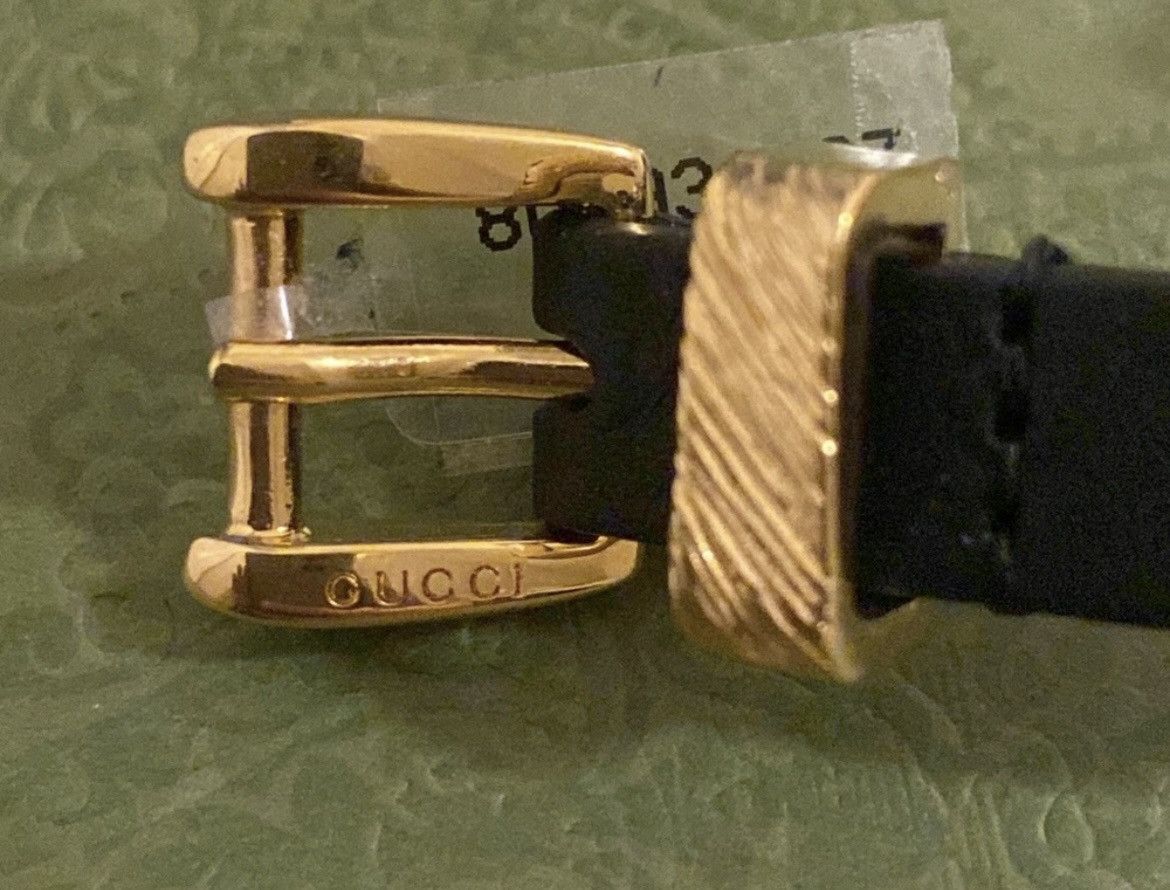 Gucci Gucci metal and leather bracelet Size ONE SIZE - 9 Thumbnail