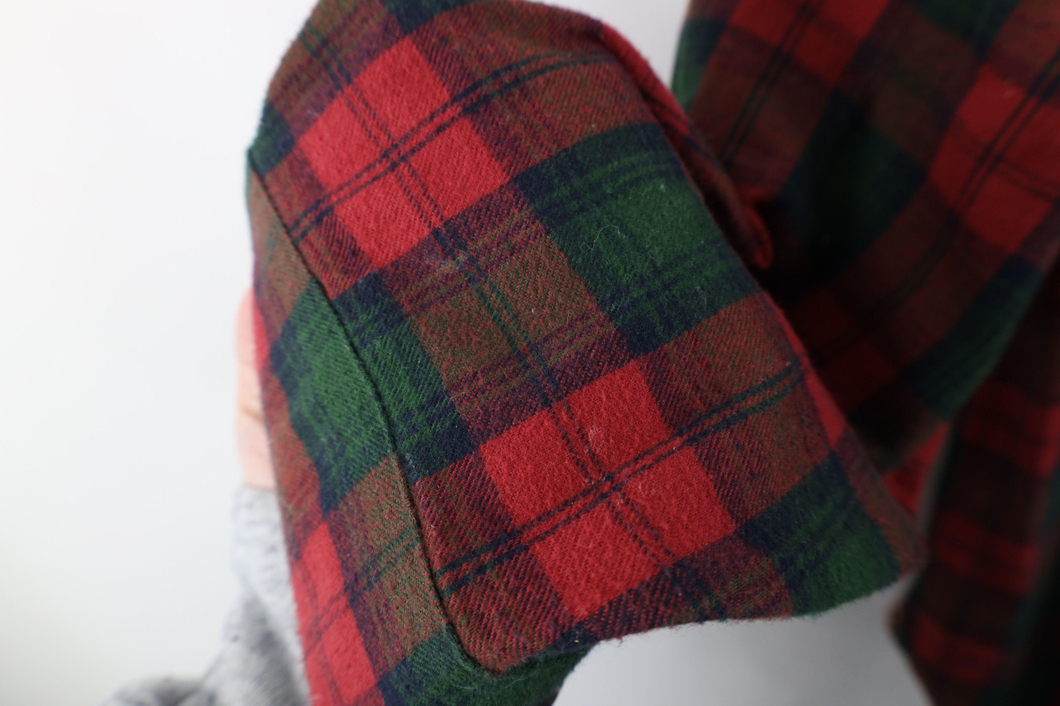 L.L. Bean × Vintage Vintage LL Bean Flannel Collared Button Down Shirt Plaid Size US L / EU 52-54 / 3 - 8 Thumbnail