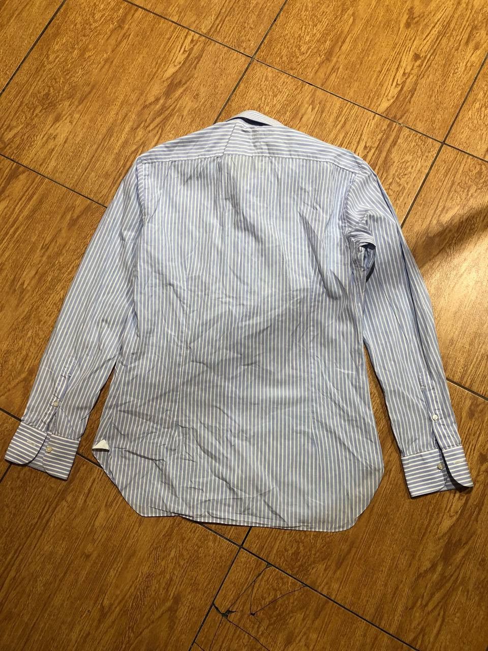 Barba Napoli Barba Napoli Classic Formal Dress Shirt Striped Long Sleeve Size US M / EU 48-50 / 2 - 5 Thumbnail