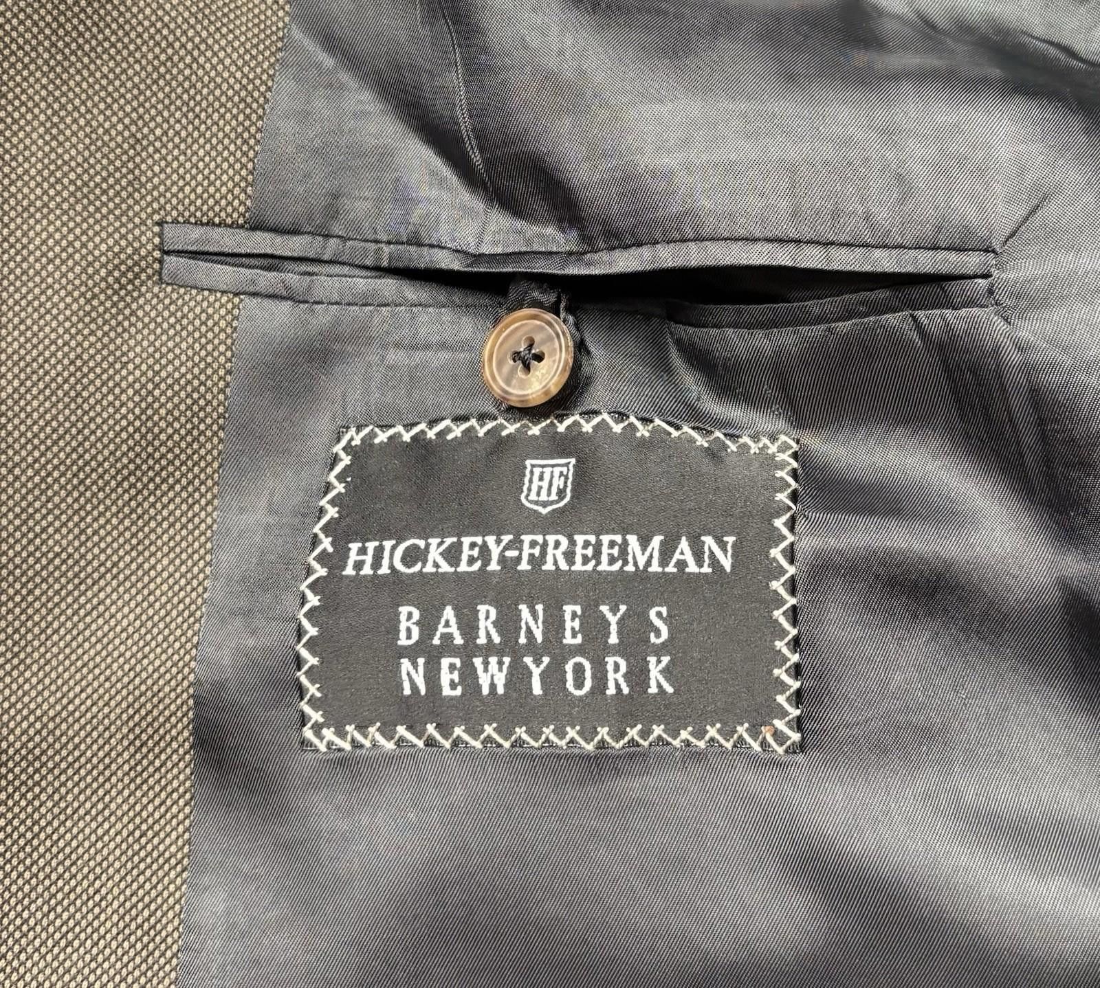 Hickey Freeman VTG Hickey Freeman Barneys New York Blazer Jacket Mens 46 Size 46R - 2 Thumbnail