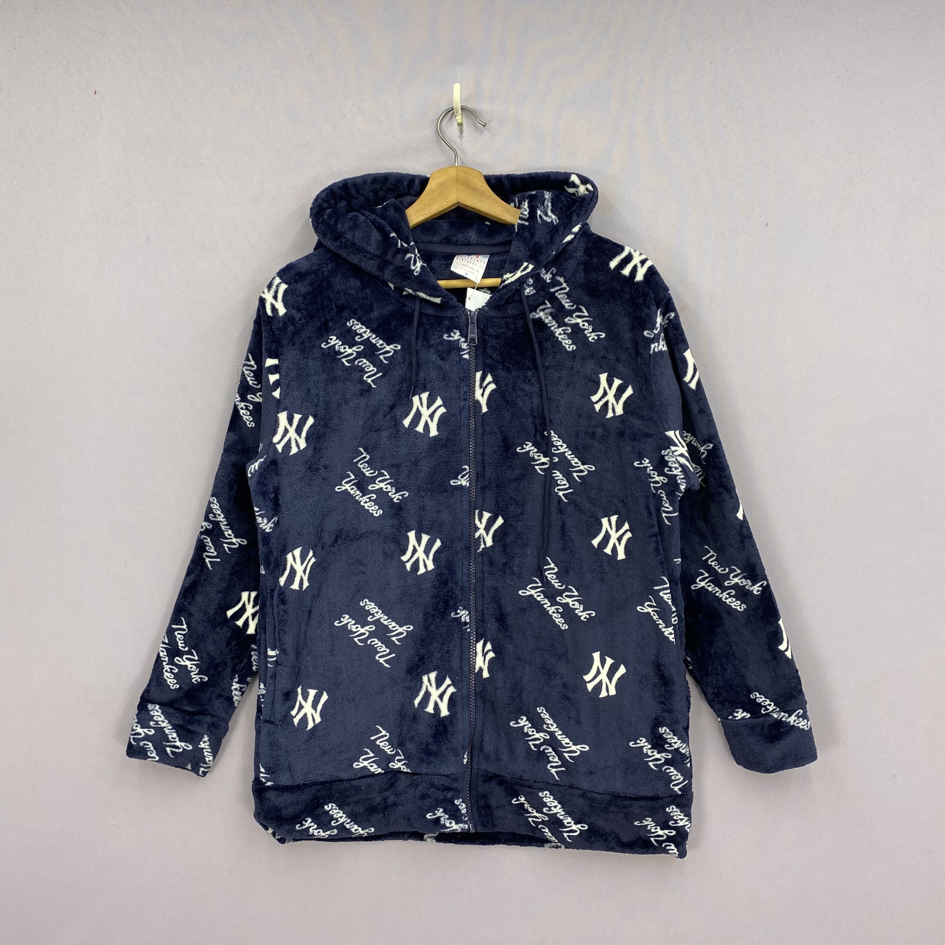 New York Yankees Vintage MLB New York Yankees Sweater Fleece Hoodie Size US S / EU 44-46 / 1 - 1 Thumbnail