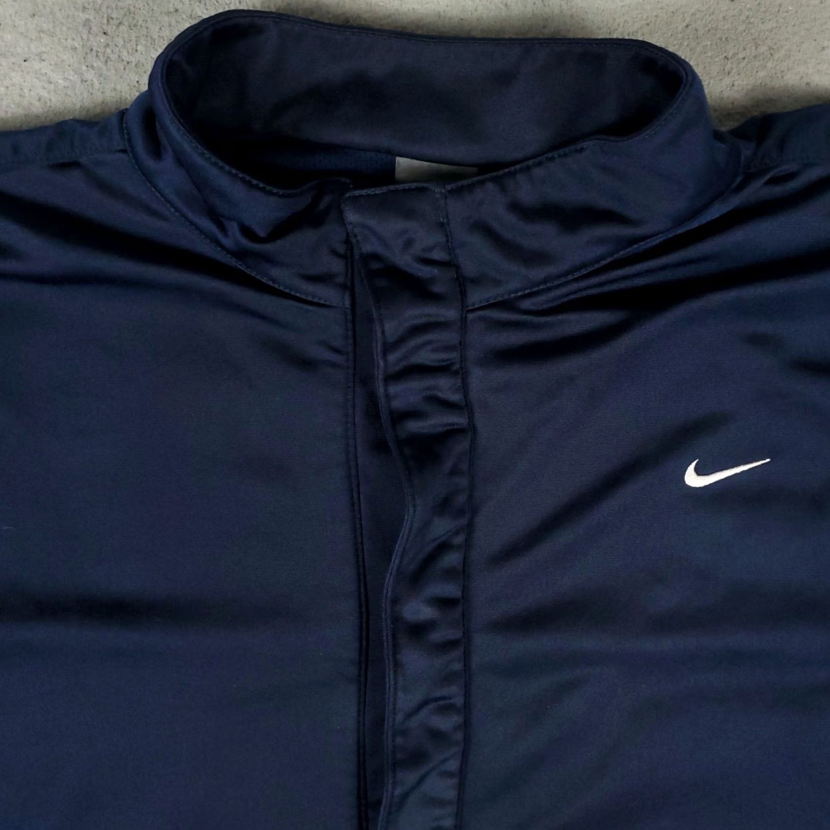 Nike Nike Jacket Mens 2XL Blue Jersey Snap Button Vintage Y2K Short Sleeve Shirt Size US XXL / EU 58 / 5 - 2 Thumbnail