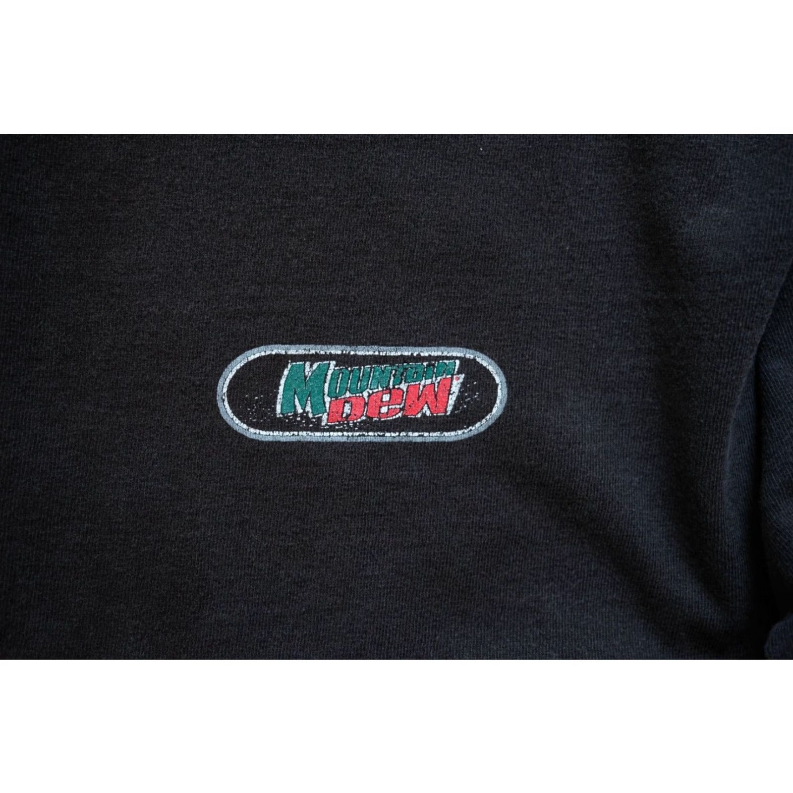 Etro VINTAGE Mountain Dew Peps i VTG 90s Retro USA Made Do The Dew Black Graphic T Shirt 2XL Mens Short Sleeve Crew Neck Cotton 90s Sports Classic Logo Size US XXL / EU 58 / 5 - 7 Thumbnail