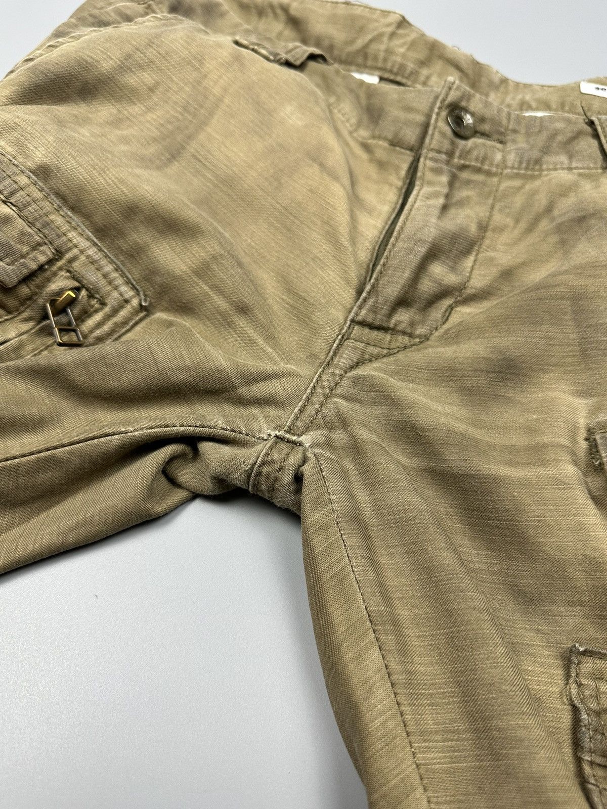Japanese Brand × semanticdesign 🔥Sick🔥Semantic Design Multi Zipper Pocket Dusty Looked Pants Size US 32 / EU 48 - 14 Thumbnail