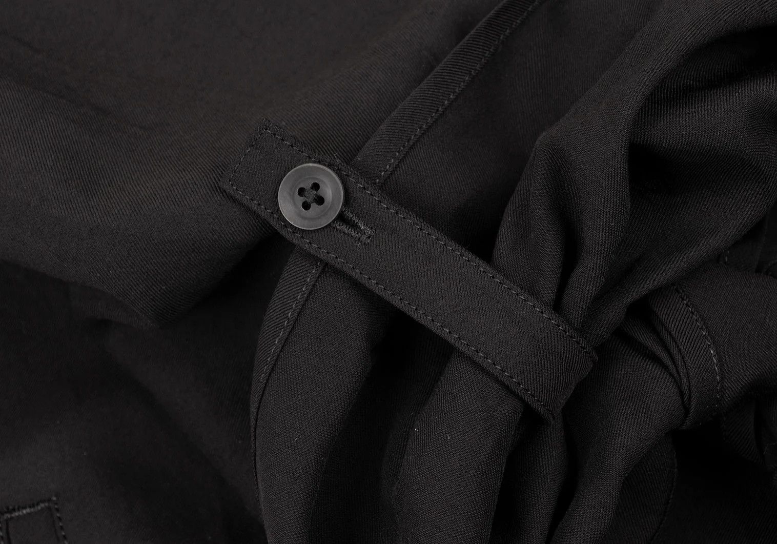 Yohji Yamamoto Yohji Yamamoto Hard Twist Gabardine Jacket Size US S / EU 44-46 / 1 - 5 Thumbnail