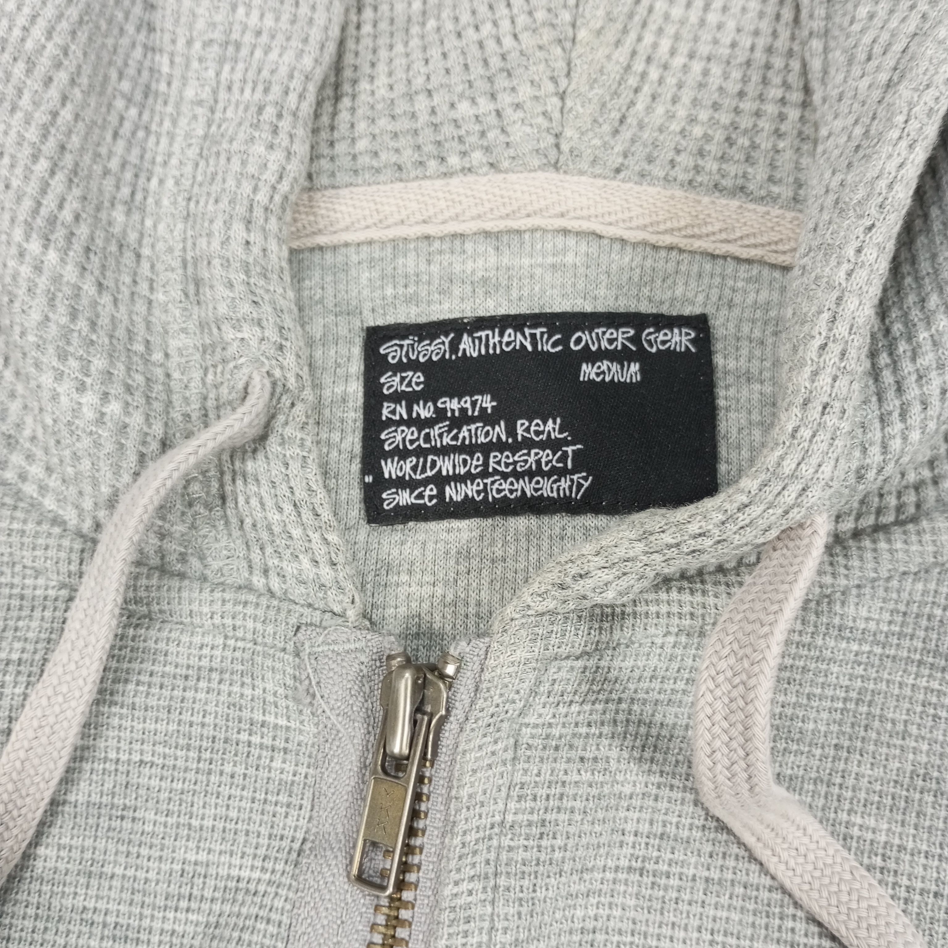 Stussy × Vintage Stussy Streetwear Skateboard Style Custom Art Zipper Hoodies Size US M / EU 48-50 / 2 - 7 Thumbnail