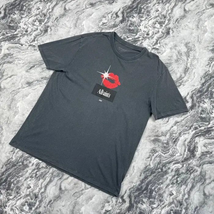Allsaints AllSaints Kiss T-Shirt Men Size US M / EU 48-50 / 2 - 1 Thumbnail