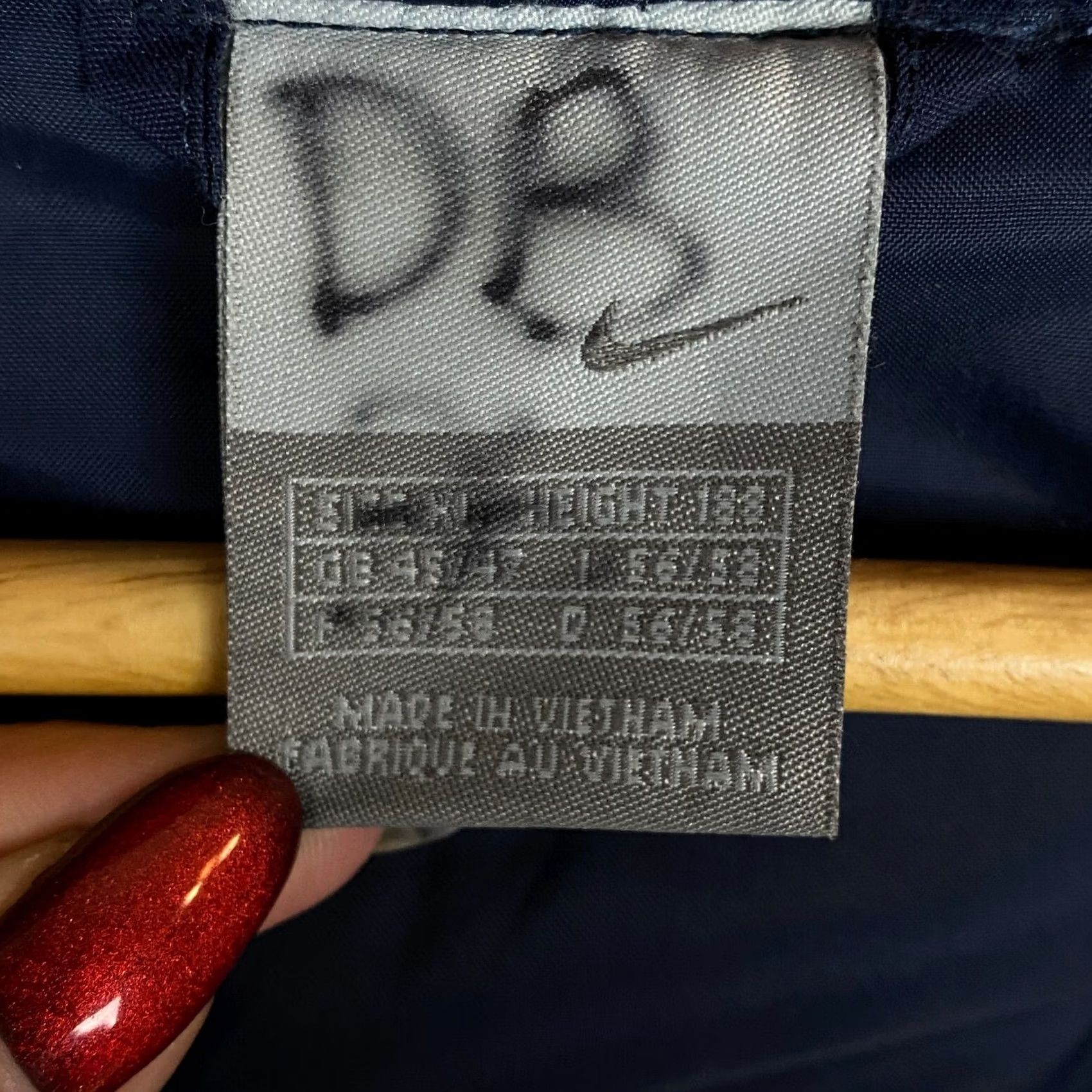 Nike VINTAGE Nike Jacket Windbreaker Men Blue Polyester XL Size US XL / EU 56 / 4 - 7 Thumbnail