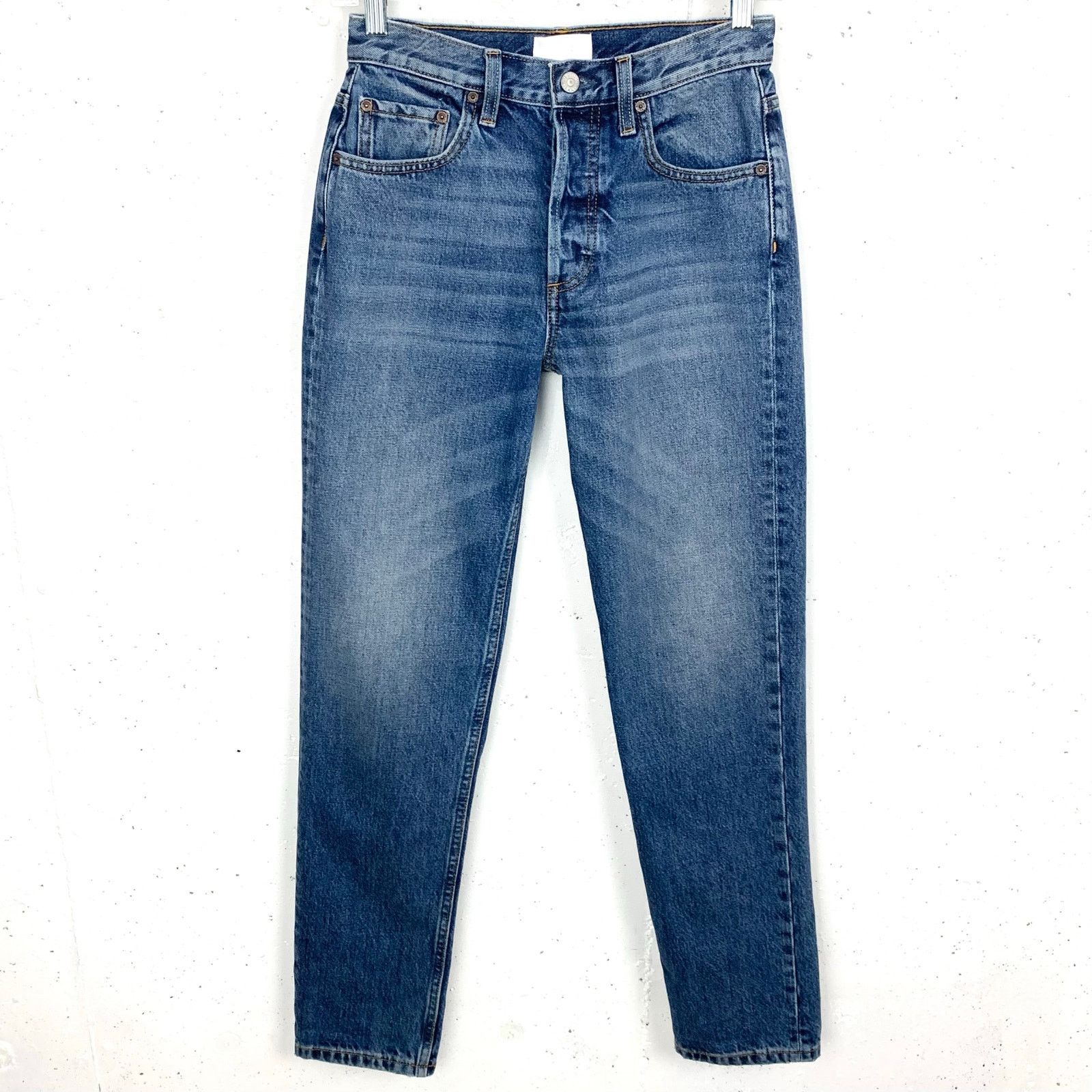 Boyish Boyish Tommy High Rise Straight Denim Jeans Button Fly 25 Size 25" / US 0 / IT 36 - 1 Thumbnail