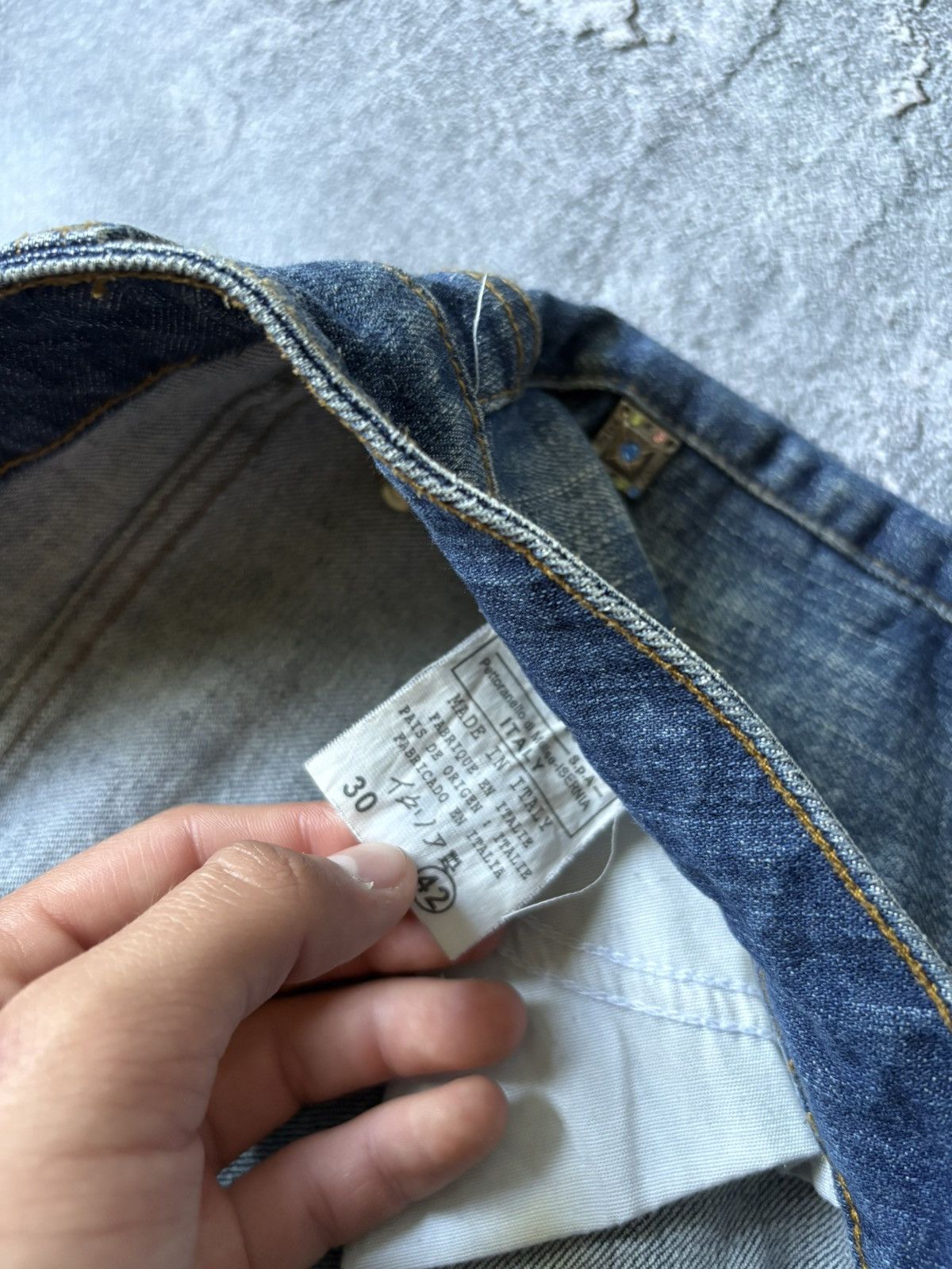 Dolce & Gabbana Vintage 00s Dolce&Gabbana Y2K Mega Flared Jeans Rare Size 28" / US 6 / IT 42 - 10 Thumbnail