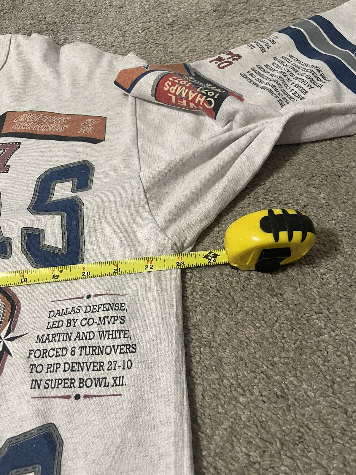 NFL Vintage 90s Dallas Cowboys All Over Print T Shirt Size Large Size US L / EU 52-54 / 3 - 3 Thumbnail
