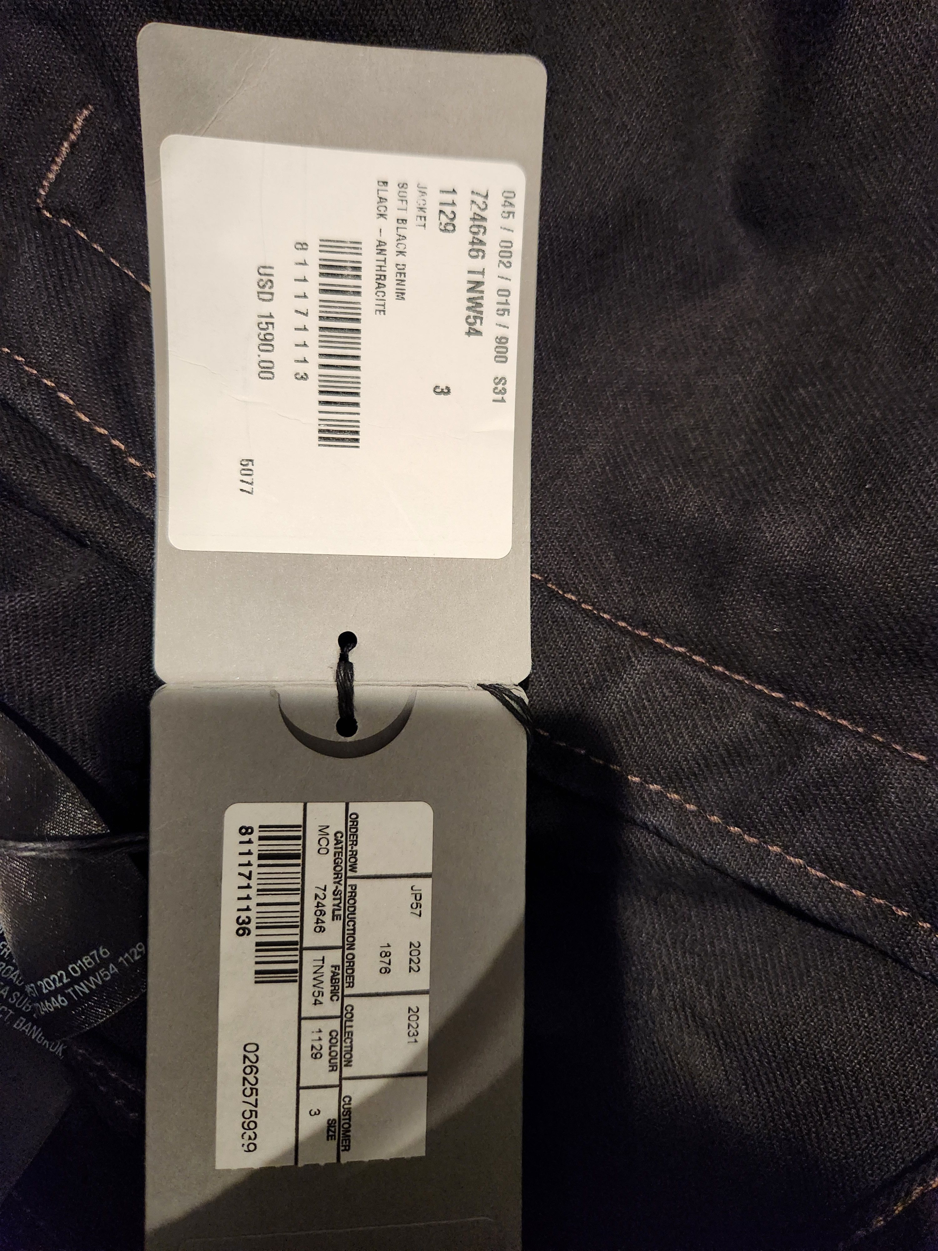 Balenciaga BALENCIAGA DENIM JACKET Size US L / EU 52-54 / 3 - 6 Thumbnail