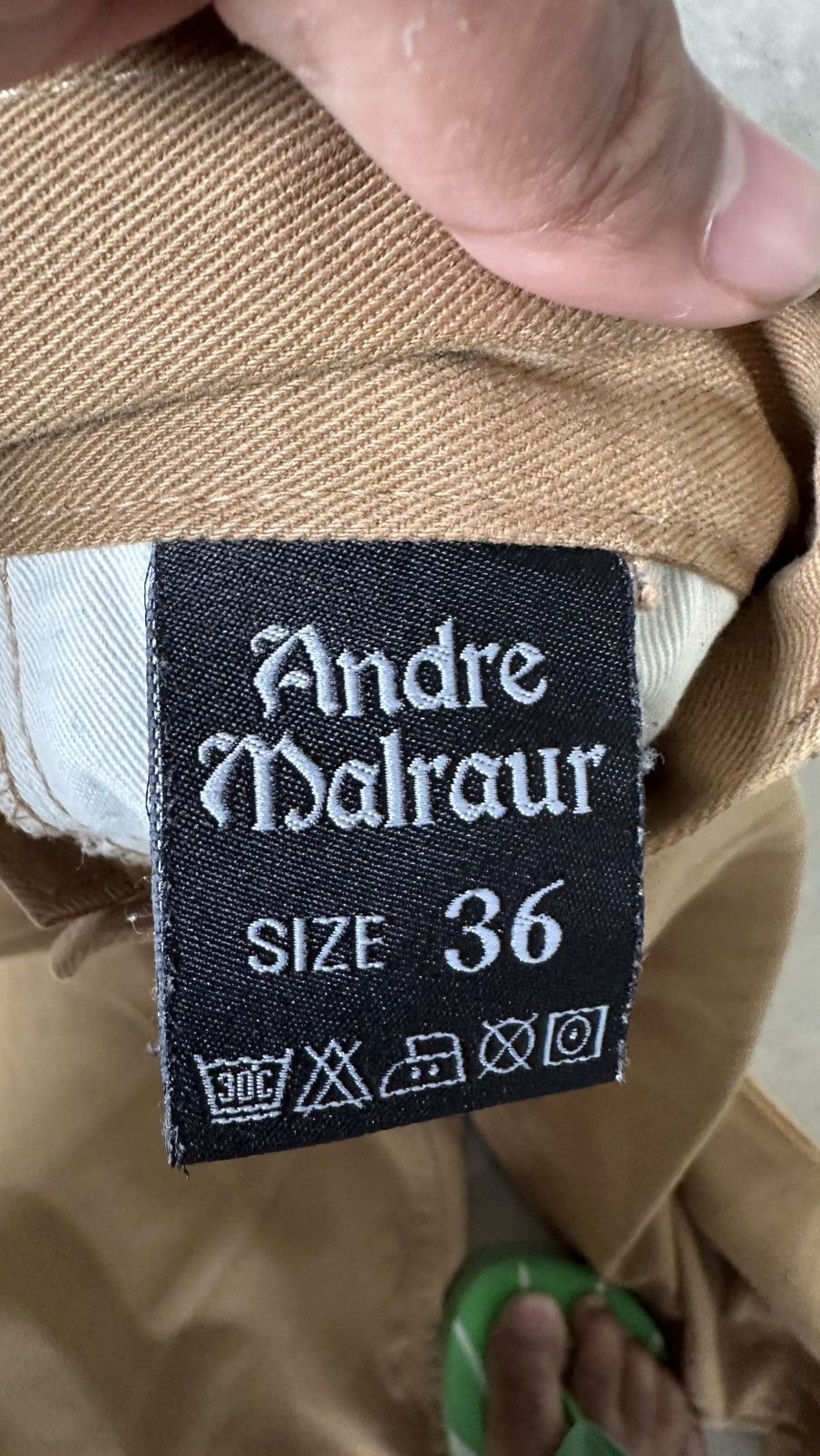 Japanese Brand ANDRE MALRAUR KHAKIS PANT Size US 40 / EU 56 - 9 Thumbnail
