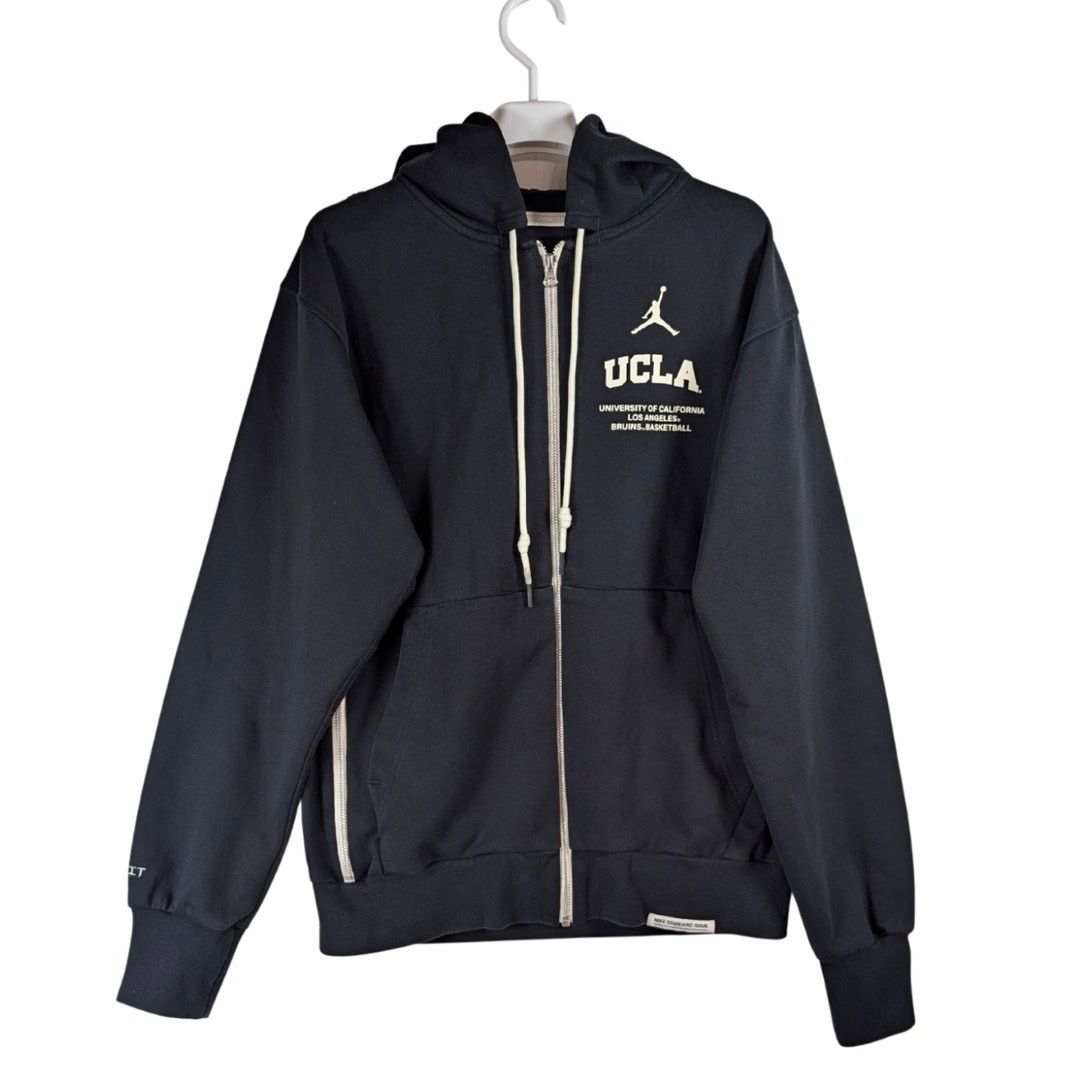 Unknown London Jordan Brand Black UCLA On-Court Performance Full-Zip Hoodie Size US S / EU 44-46 / 1 - 1 Thumbnail