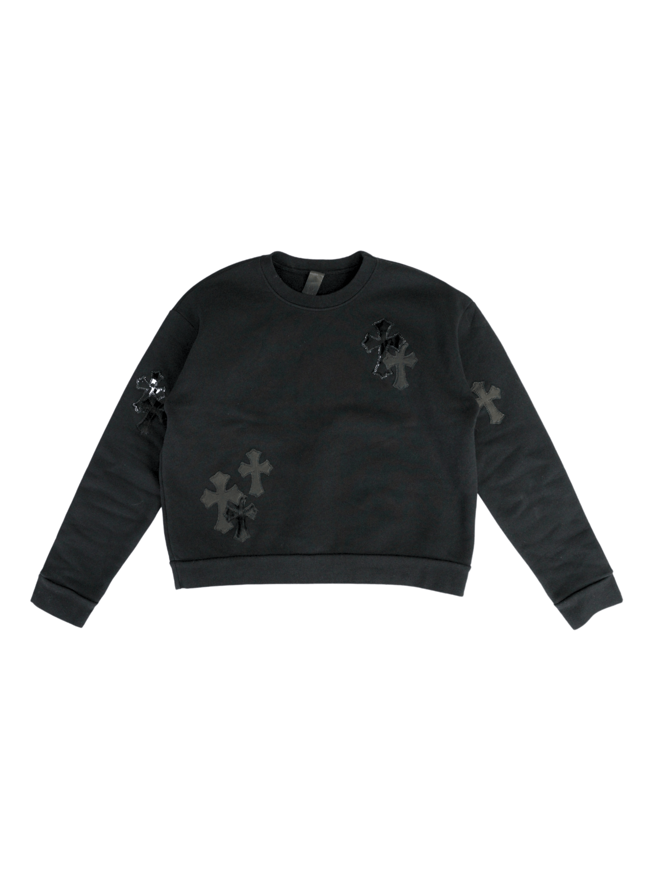 Chrome Hearts Chrome Hearts Ponyhair Multicross Patch Crewneck Sweater Size US XS / EU 42 / 0 - 1 Thumbnail
