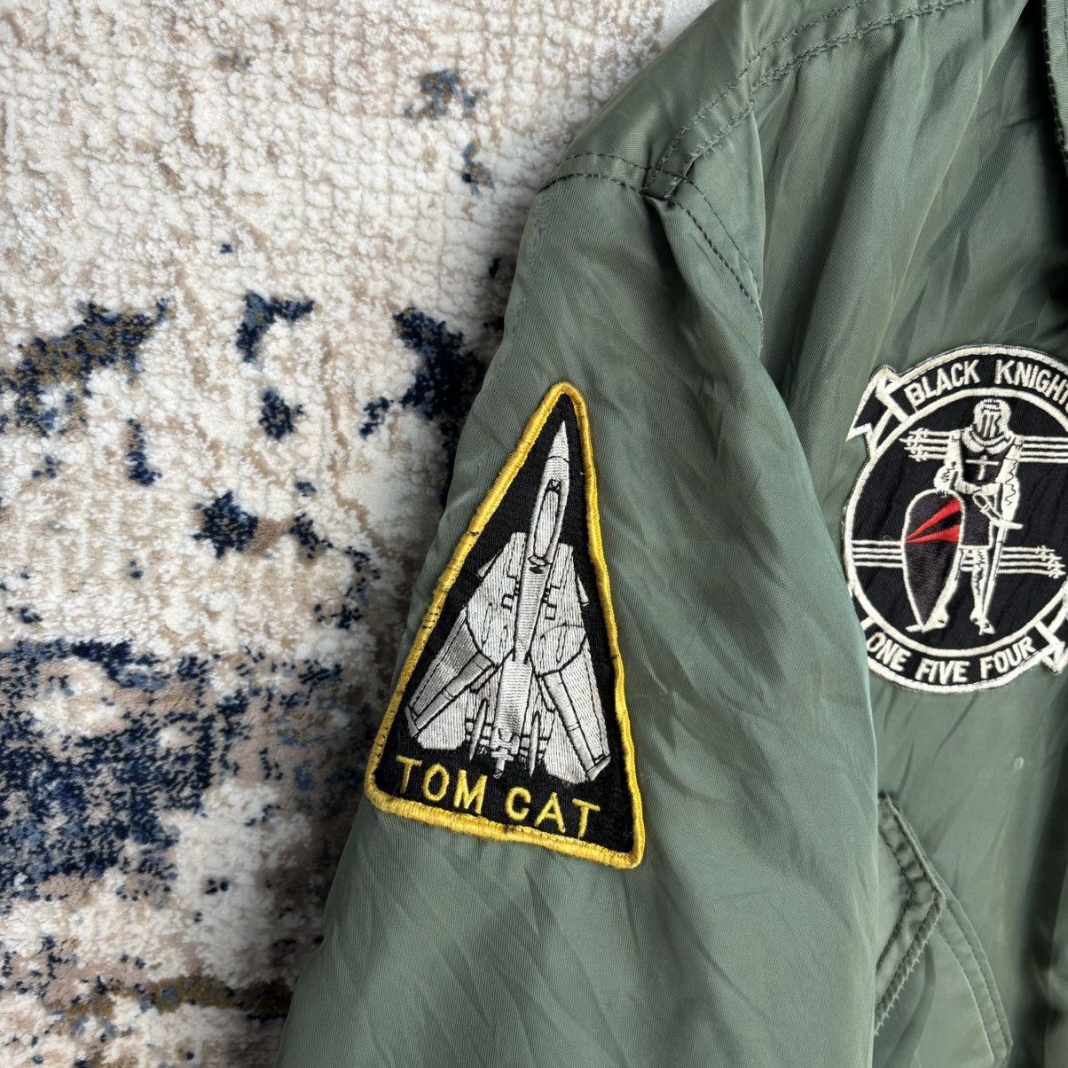 Alpha Industries × Vintage VINTAGE ALPHA INDUSTRIES BOMBER JACKET MADE IN USA Size US L / EU 52-54 / 3 - 3 Thumbnail