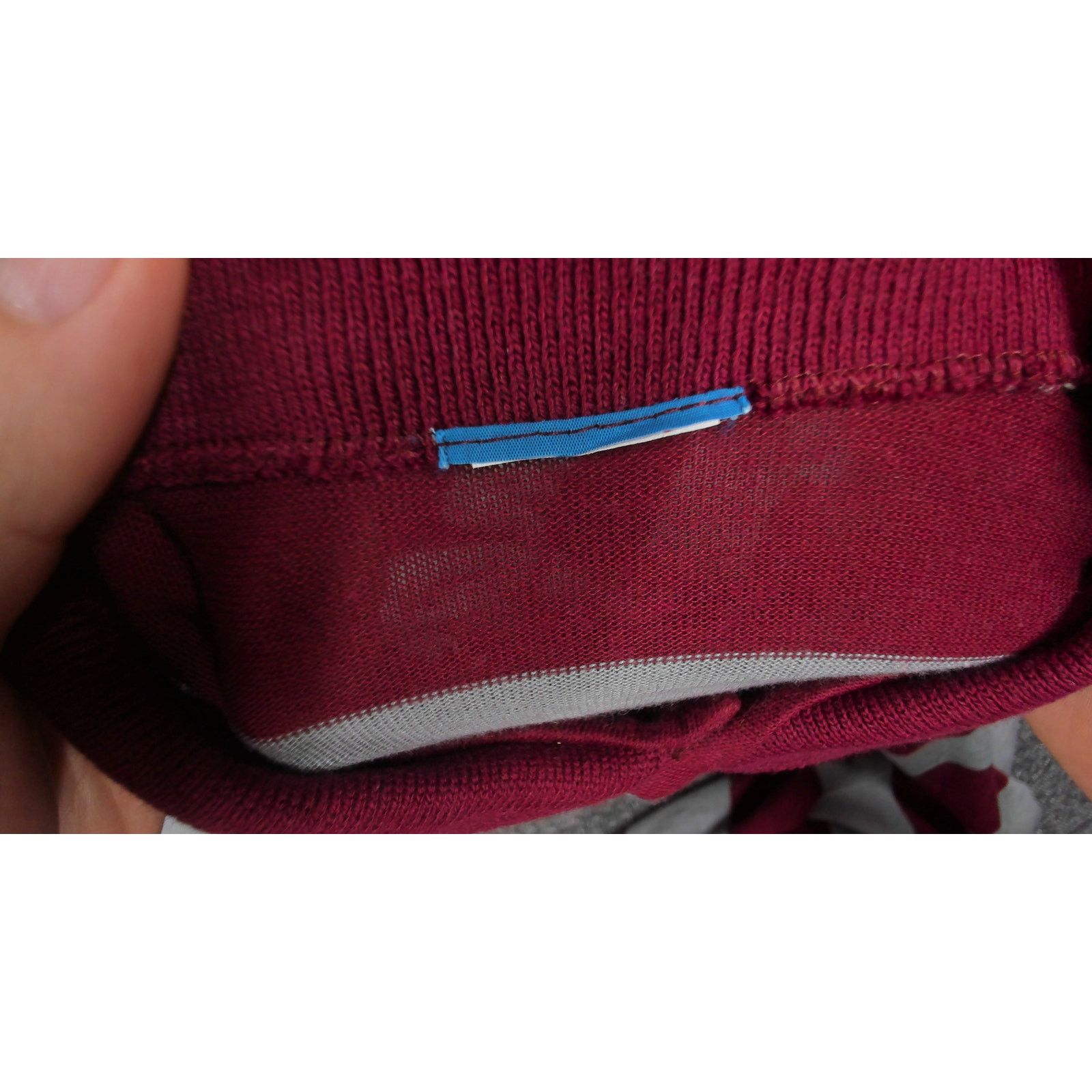 Vintage Vintage 1970s Single Stitch Striped Long Sleeve Polo Shirt Size S / US 4 / IT 40 - 7 Thumbnail