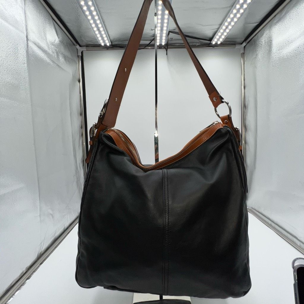 Lauren Ralph Lauren Ralph Lauren Leather Farrington Hobo Shoulder Bag Size ONE SIZE - 1 Thumbnail