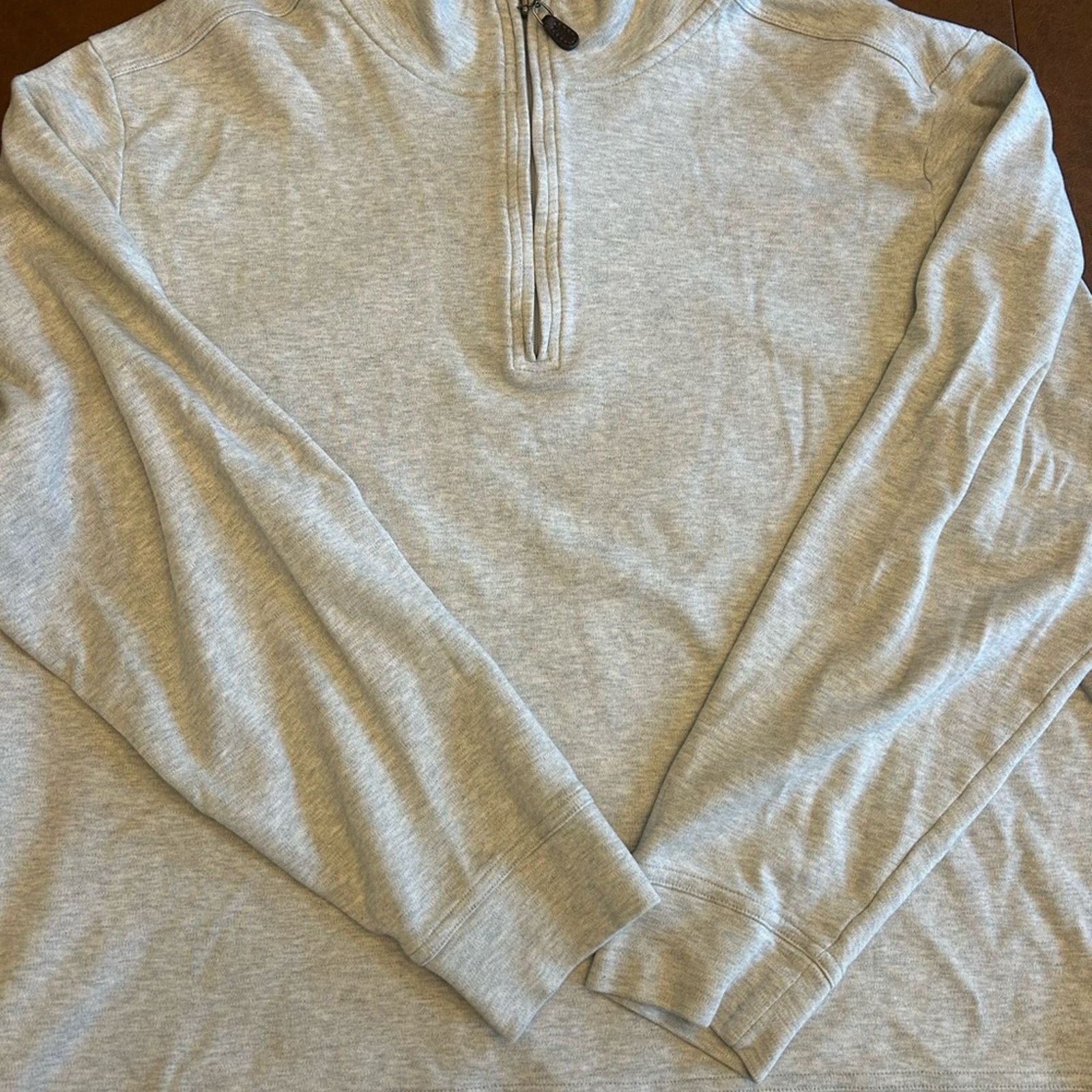 Tommy Bahama Tommy Bahama Light Gray Quarter-Zip Pullover Sweatshirt XXL Size US XL / EU 56 / 4 - 6 Thumbnail