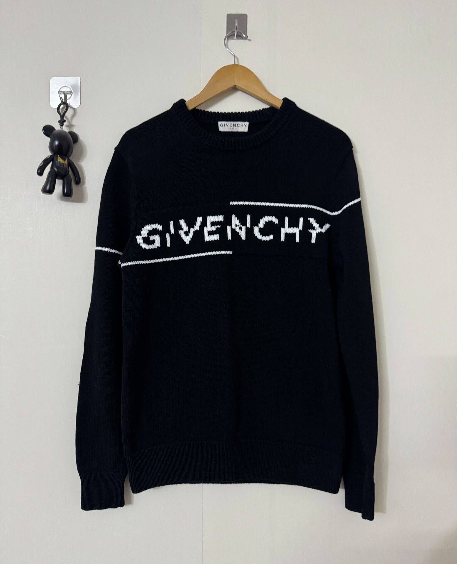 Givenchy Givenchy Block Letter Knit Sweater Size US M / EU 48-50 / 2 - 1 Thumbnail