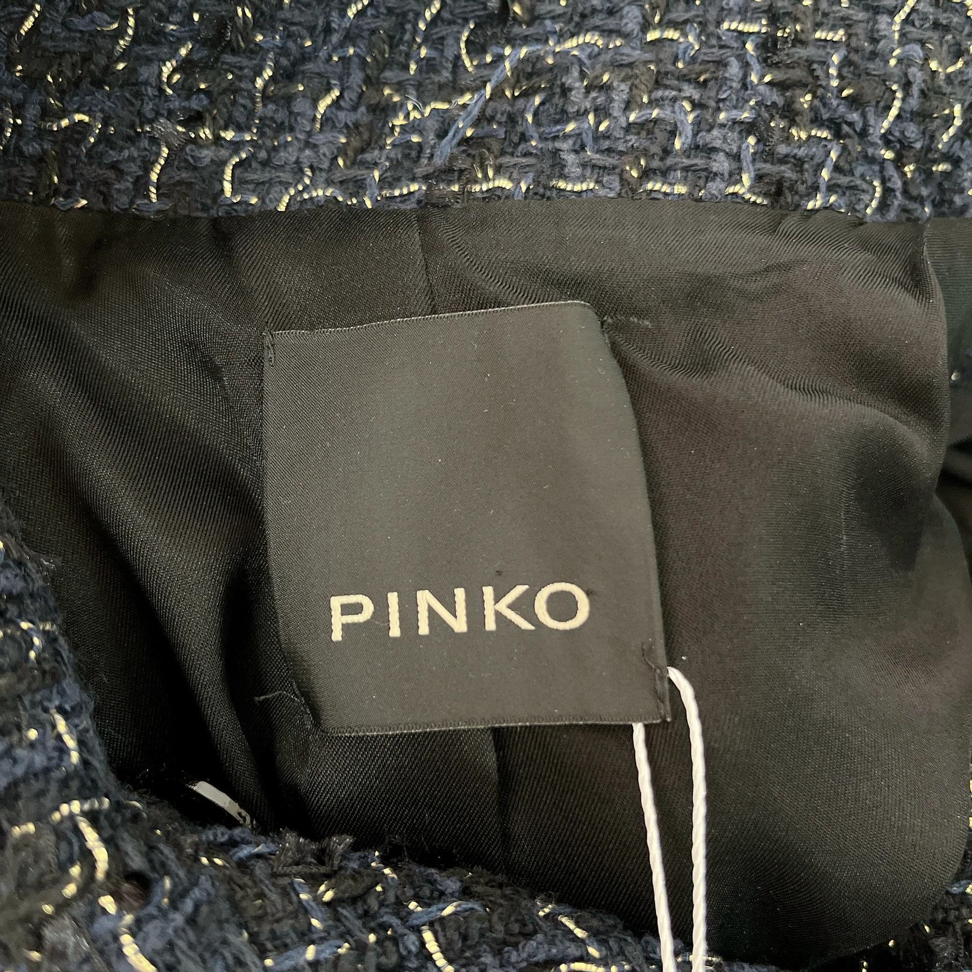 Pinko Pinko Navy Double Breasted Jacket F36 Size XS / US 0-2 / IT 36-38 - 7 Thumbnail