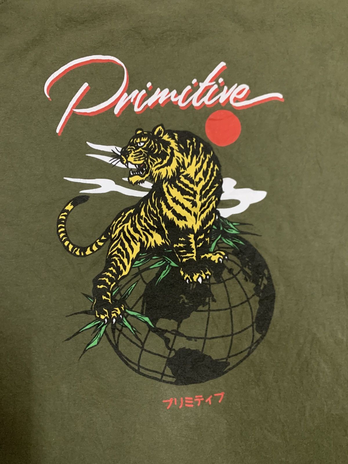 Other Primitive Skateboard Osaka T-shirt Military Green Size US M / EU 48-50 / 2 - 6 Thumbnail