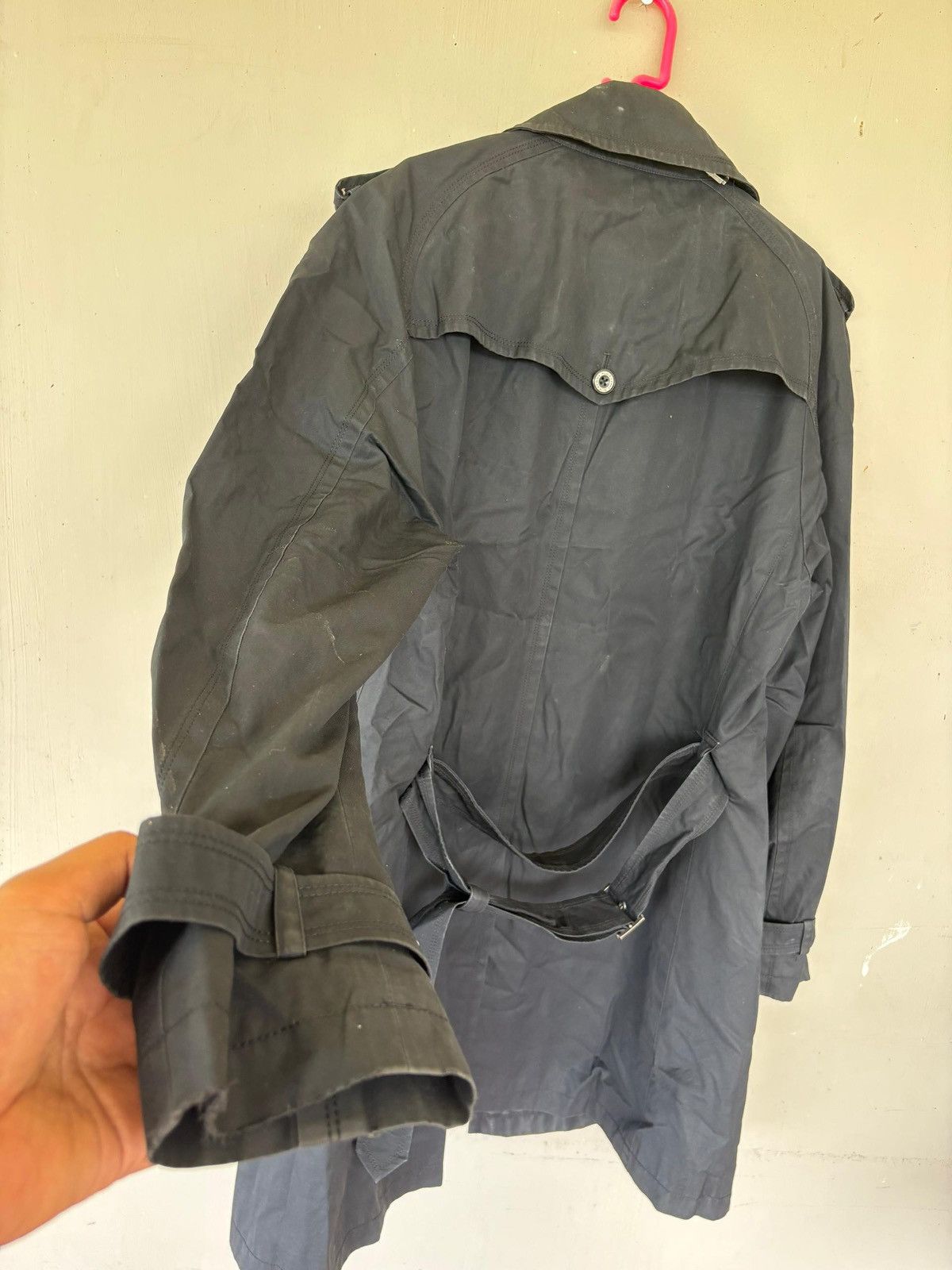 Burberry Burberry Black Label Trench Coat Jacket Design Nice Size US L / EU 52-54 / 3 - 8 Thumbnail