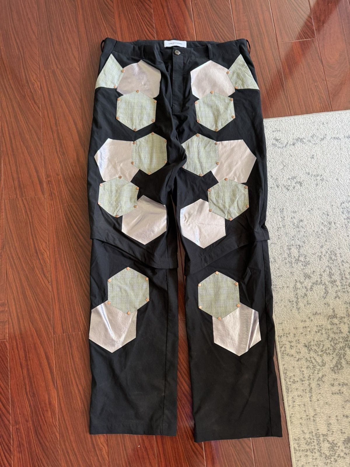 Kiko Kostadinov BLACK DANH TROUSERS Size US 36 / EU 52 - 4 Thumbnail