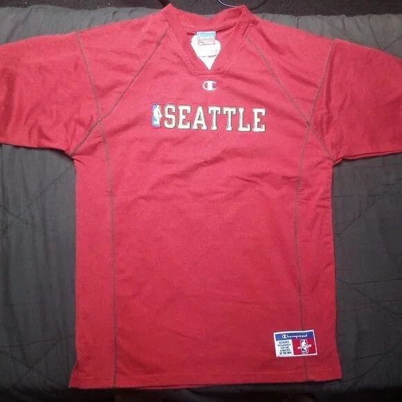 Champion × NBA × Vintage Vintage Champion Seattle Supersonics T-Shirt Size US M / EU 48-50 / 2 - 2 Thumbnail
