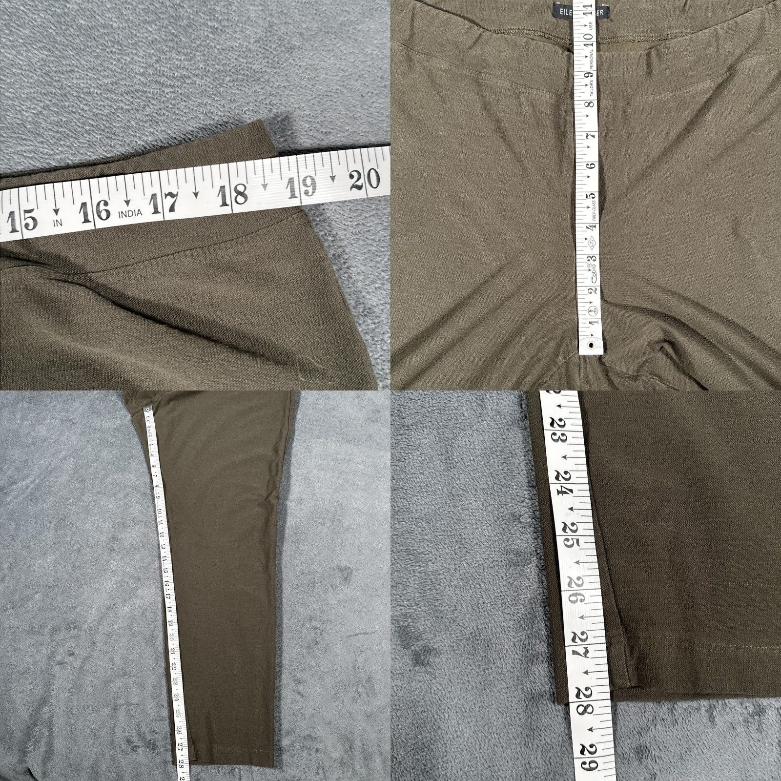 Eileen Fisher Eileen Fisher Pants Womens XL Green Jersey Ankle Tapered Pull On Casual Stretch Size XL / US 12-14 / IT 48-50 - 8 Thumbnail