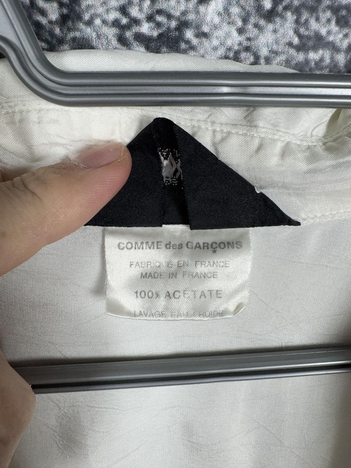 Comme des Garcons Vintage Comme Des Garcons Long Sleeve Designer Shirt Blouse Size ONE SIZE - 12 Thumbnail
