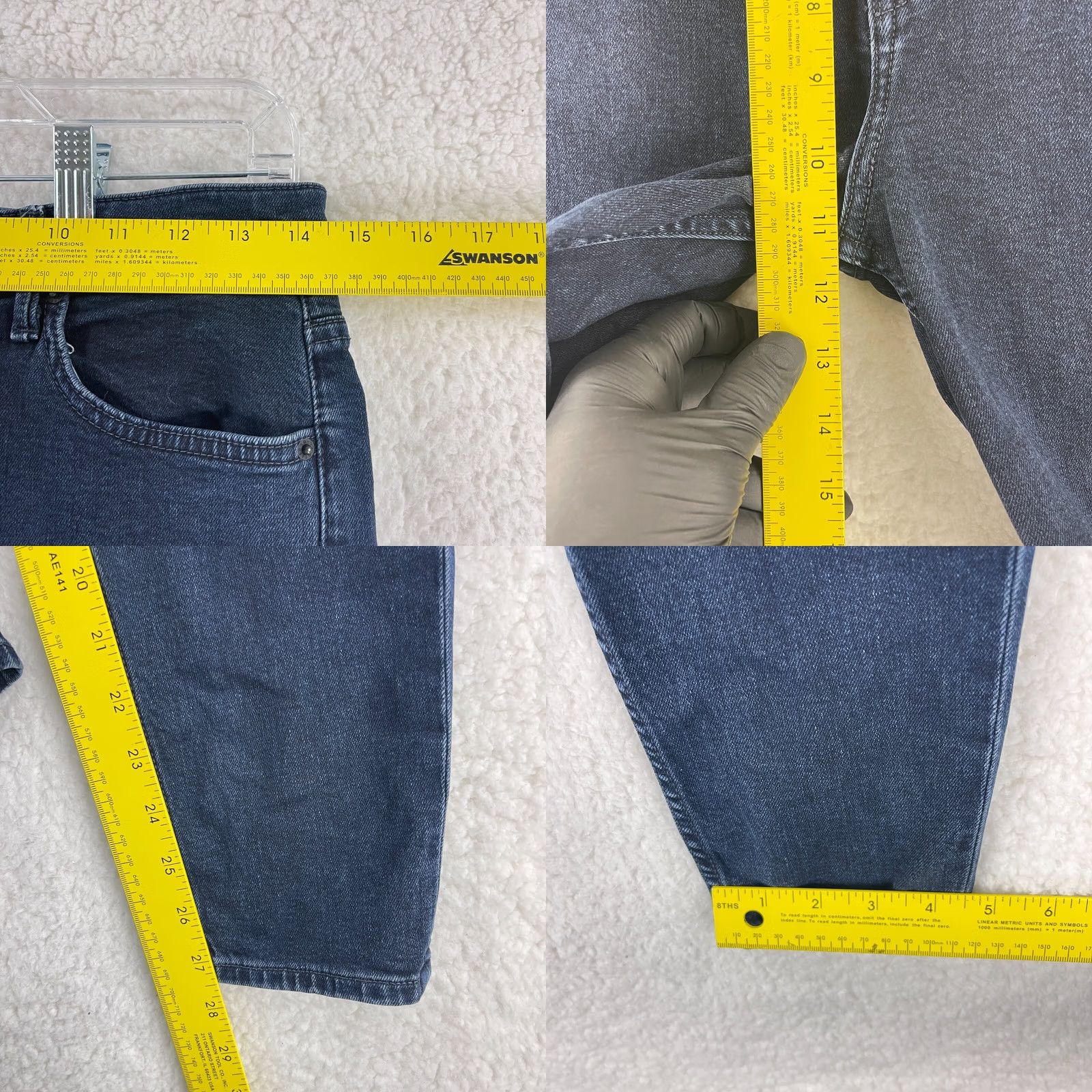 GRLFRND GRLFRND Kendall Jeans Womens 29 Blue Denim High-Rise Skinny Leg 5-Pocket USA Made Jeans Size 29" - 8 Thumbnail