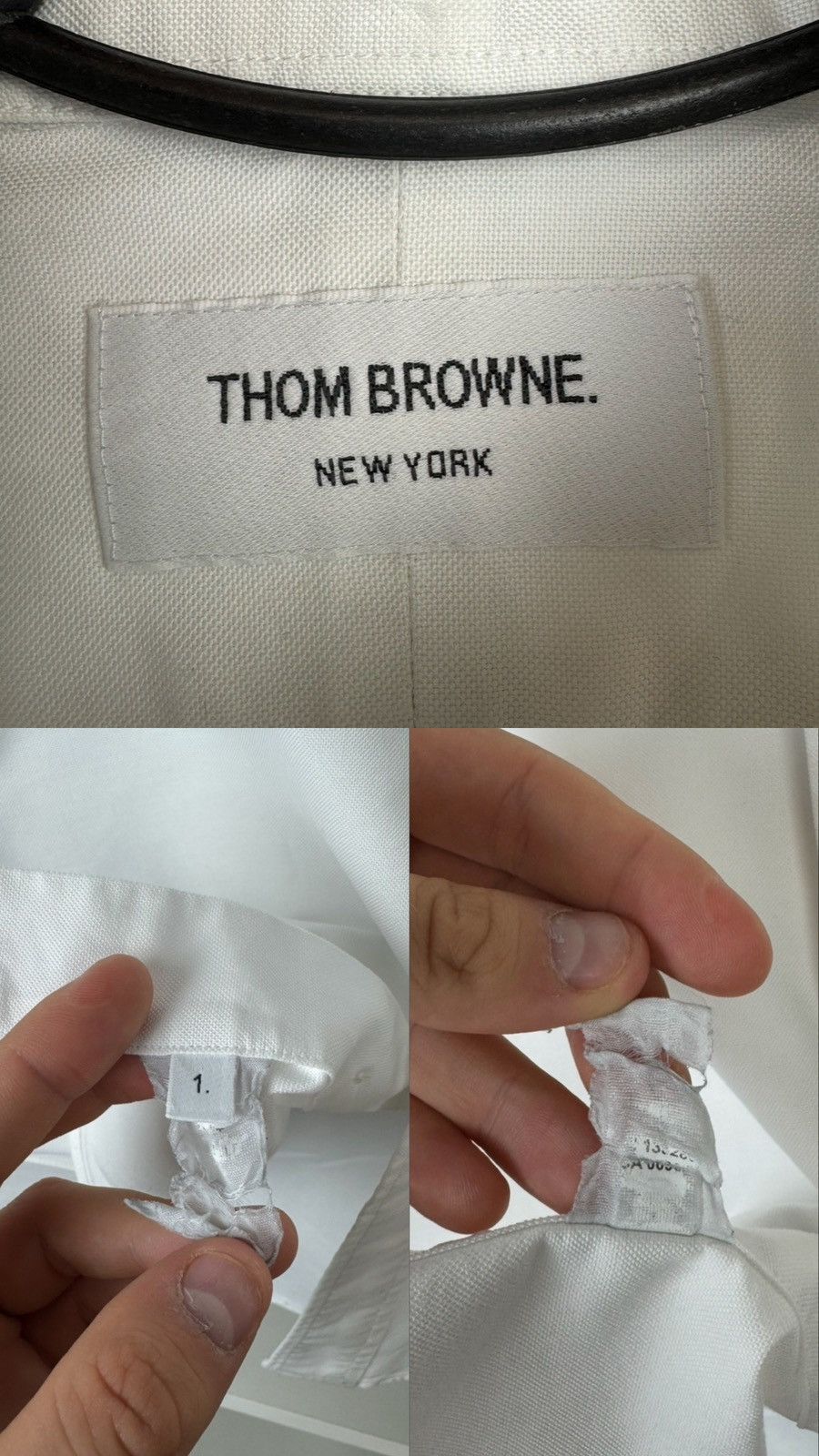 Thom Browne Thom Browne Button-Down Shirt Long Sleeve Size 1 Size US S / EU 44-46 / 1 - 6 Thumbnail