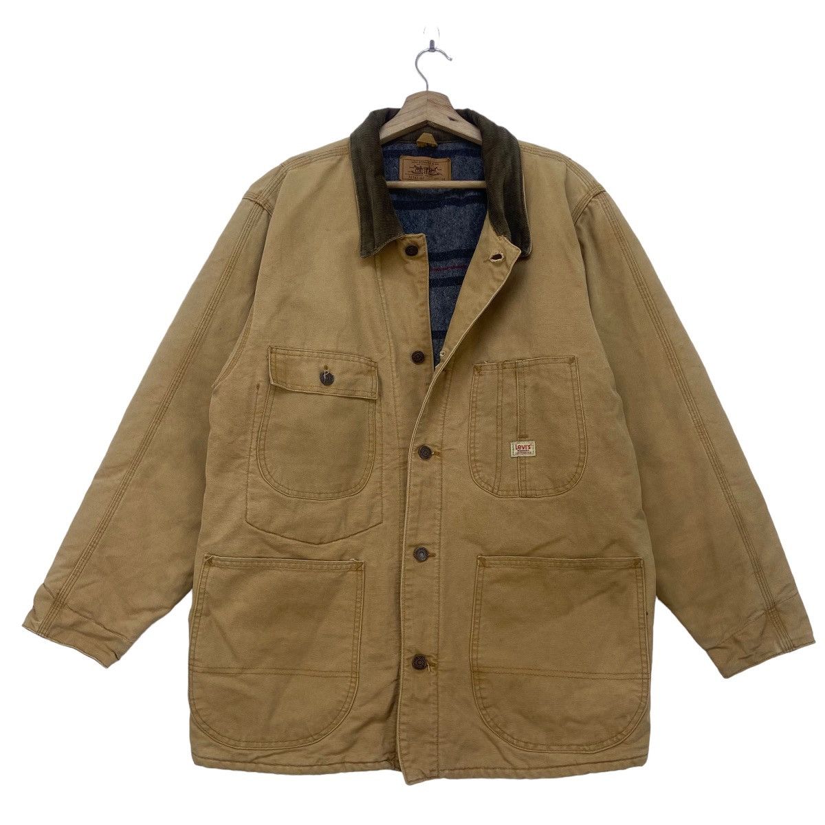 Levi's Vintage Clothing Vtg Levi’s Workers Blanket Duck Canvas Michigan Chore Jacket Size US M / EU 48-50 / 2 - 2 Thumbnail