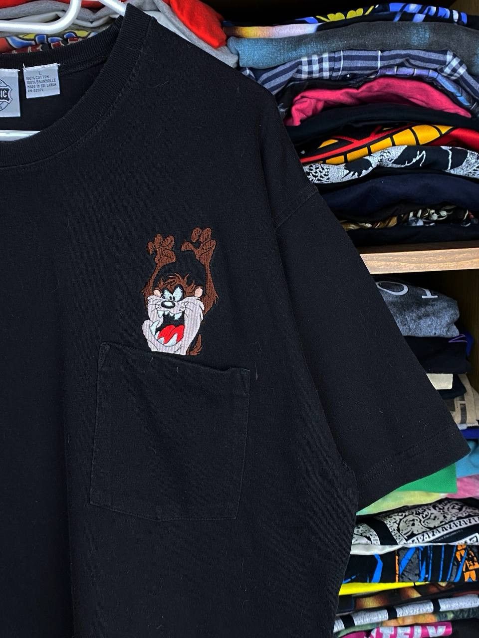 Cartoon Network Vintage Looney Tunes 1995 Embroidered Pocket 90s Tee Size US L / EU 52-54 / 3 - 3 Thumbnail