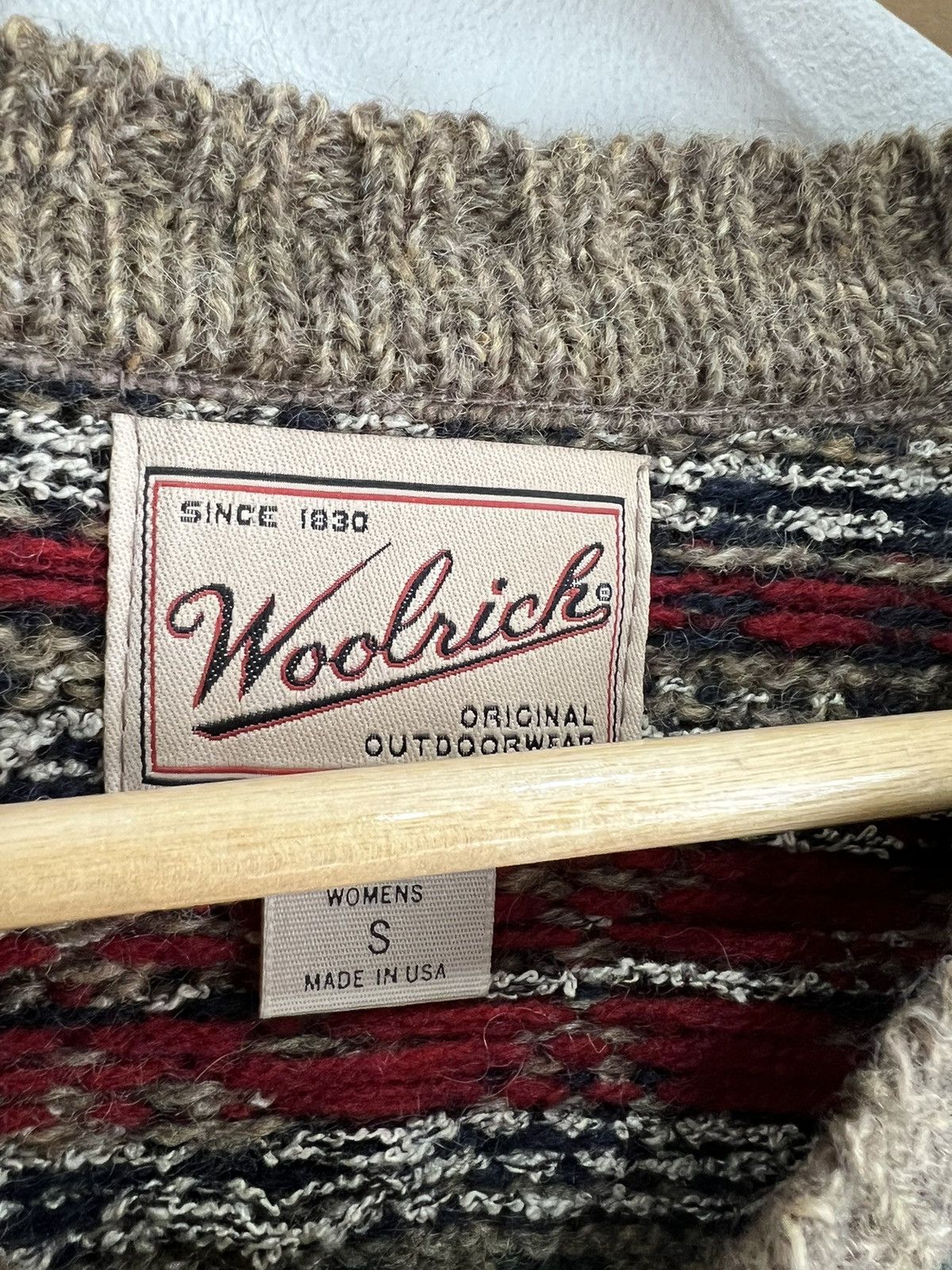 Woolrich Woolen Mills Vintage Womens Woolrich Knit Sweater crewneck pattern Size US S / EU 44-46 / 1 - 4 Thumbnail