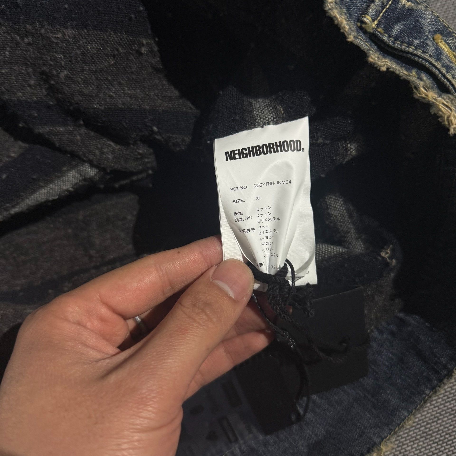 Neighborhood Neighborhood 23AW Savage Storm Rider Denim Jacket Size US XL / EU 56 / 4 - 9 Thumbnail