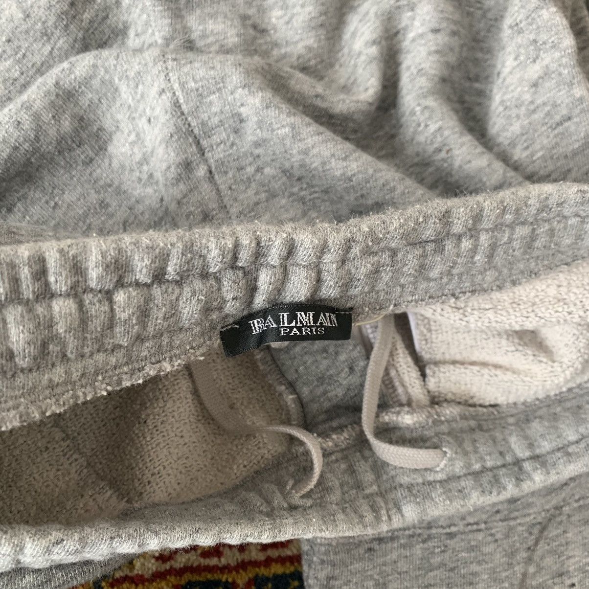 Balmain grey biker sweatpants