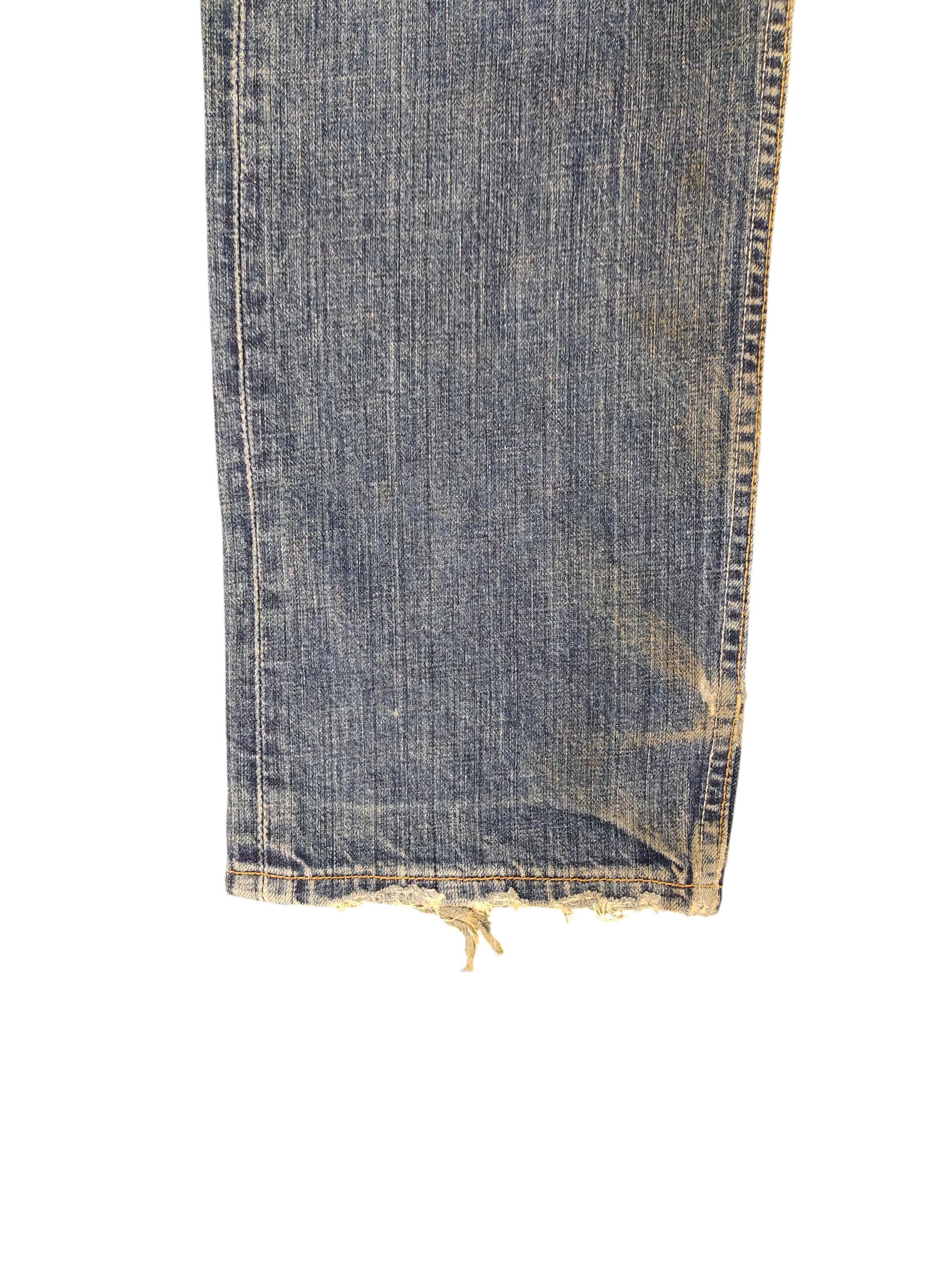 Levi's Vintage Levis 501 Clawmark Distress Faded Denim Jeans Size US 32 / EU 48 - 6 Thumbnail