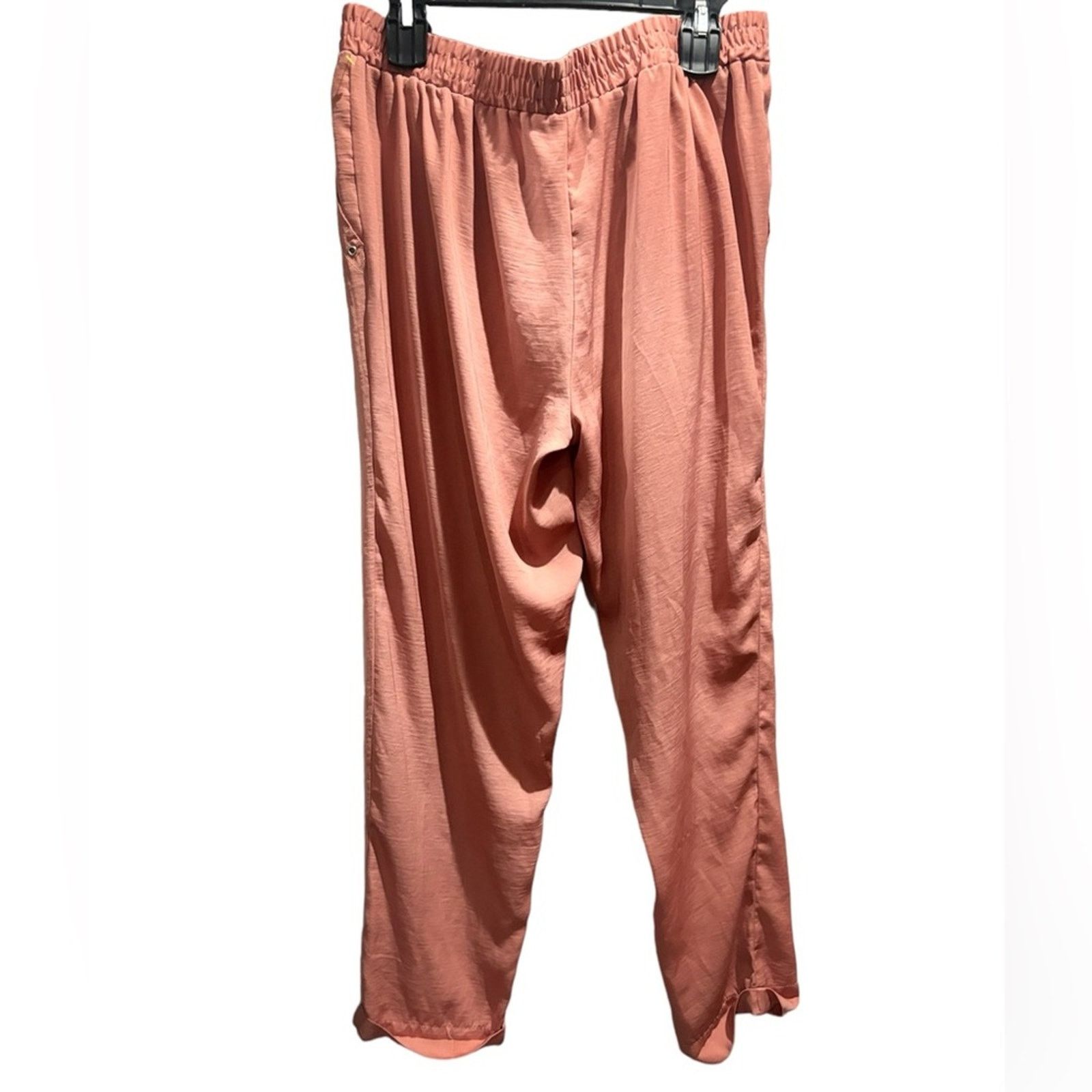 New Look NEW LOOK Blush Buttery Soft Dress Drawstring Jogger Pants Size 29" - 3 Thumbnail
