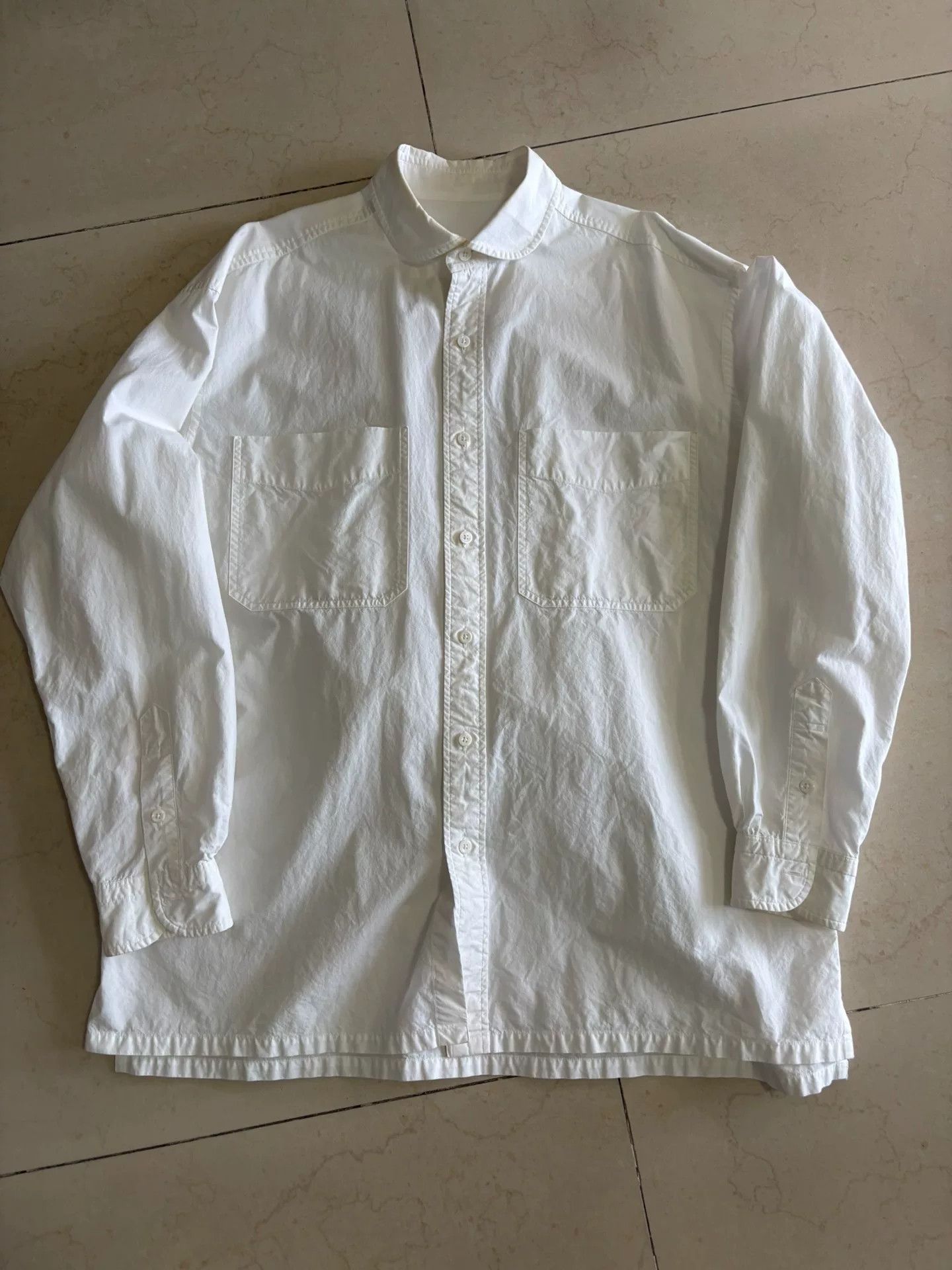 Porter Classic Porter Classic Wide Pocket Shirt White Size US M / EU 48-50 / 2 - 1 Thumbnail