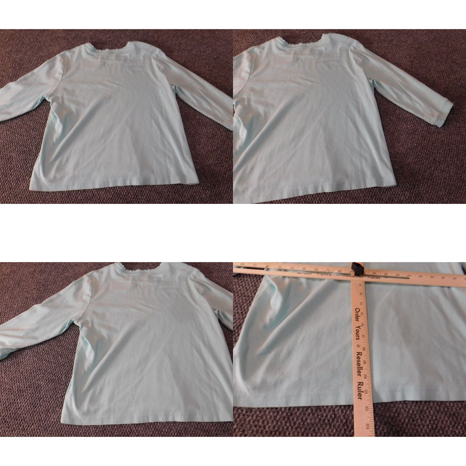 Orvis Orvis Womens Blouse Medium blue pullover classic casual top cotton Size M / US 6-8 / IT 42-44 - 8 Thumbnail