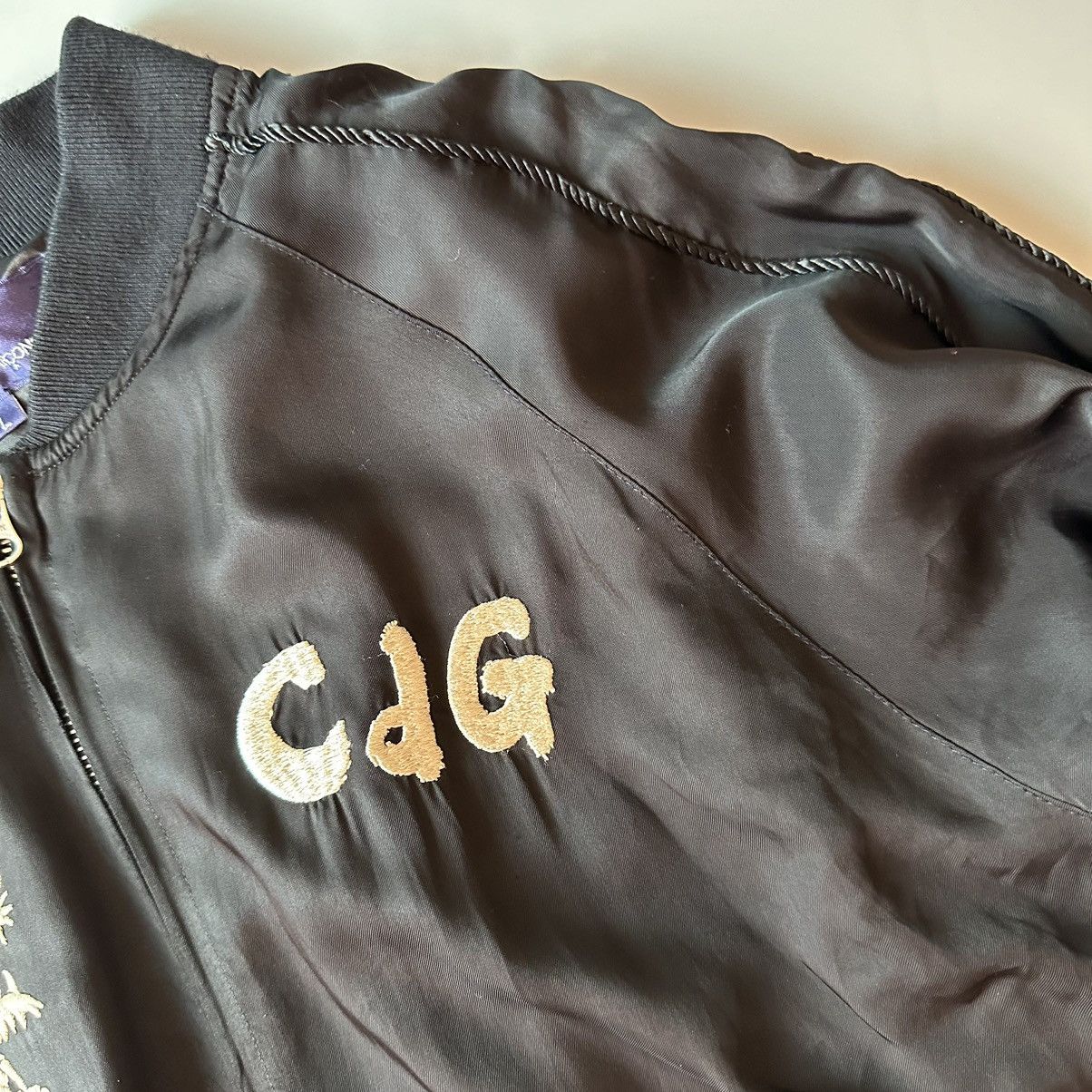 Comme des Garcons Comme des Garcons “live free with strong will” bomber jacket Size US L / EU 52-54 / 3 - 7 Thumbnail